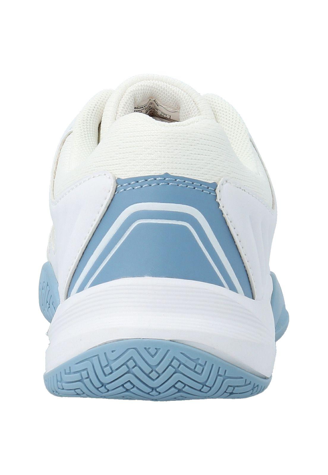 Zapatilla de Pádel Mujer Court Blanco c/ Azul-6