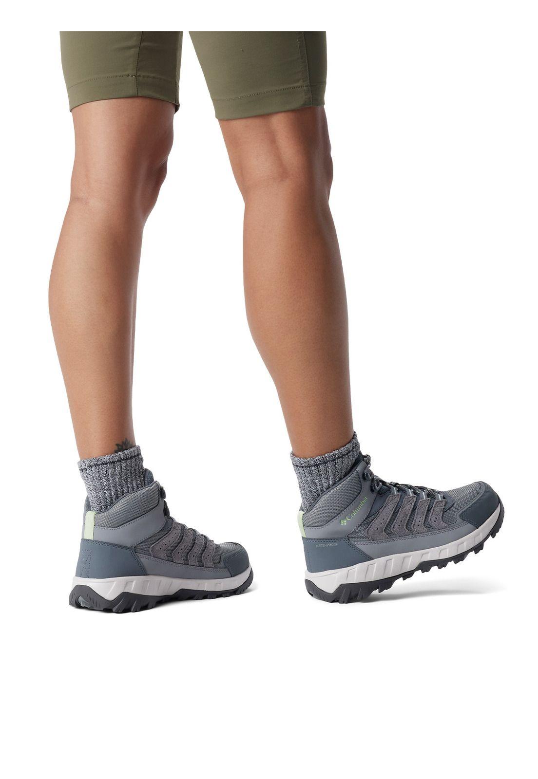 Bota Mujer Strata Trail Mid Wp Gris-9