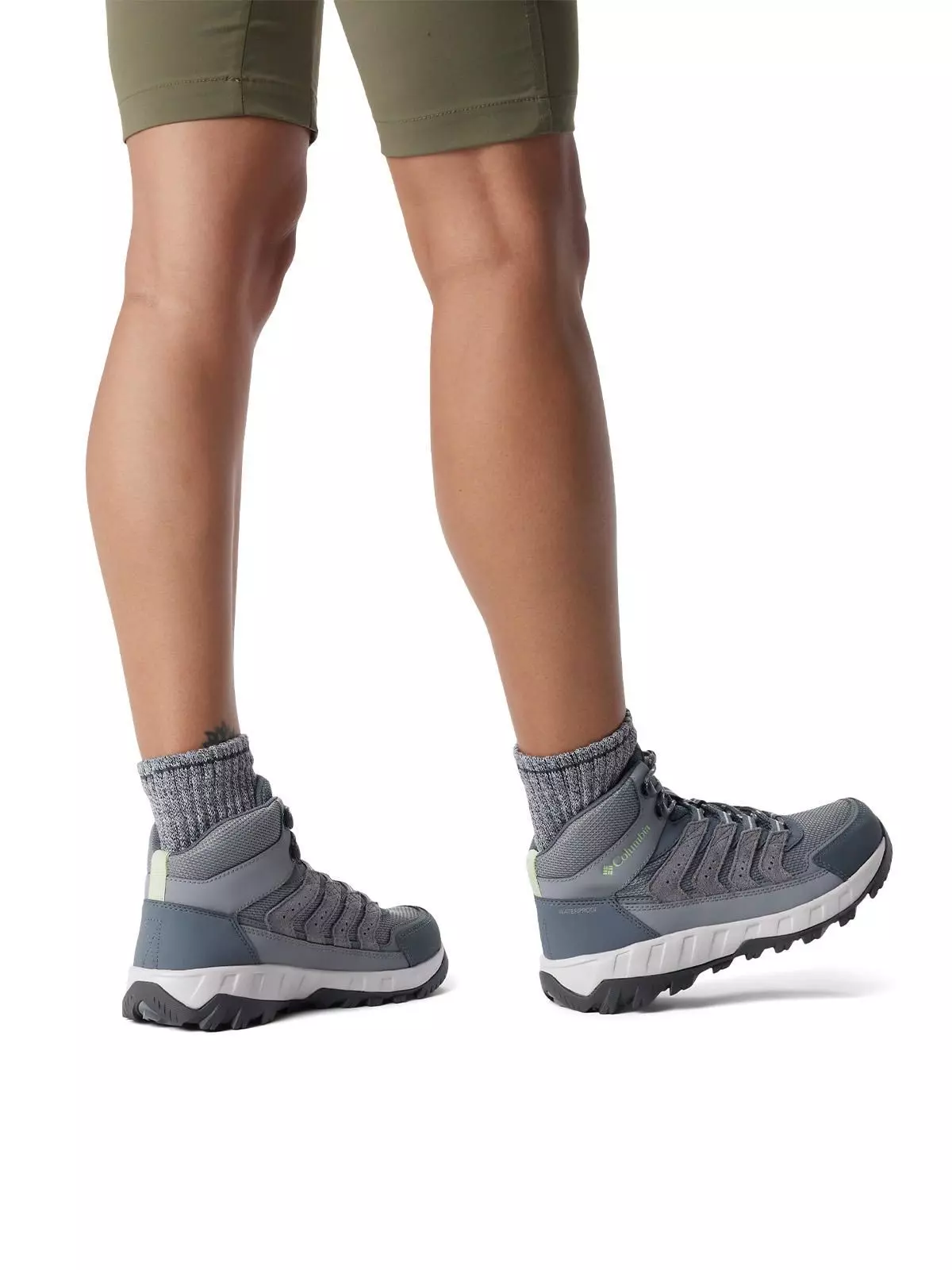 Botin Mujer Strata Trail Mid Wp Gris-9
