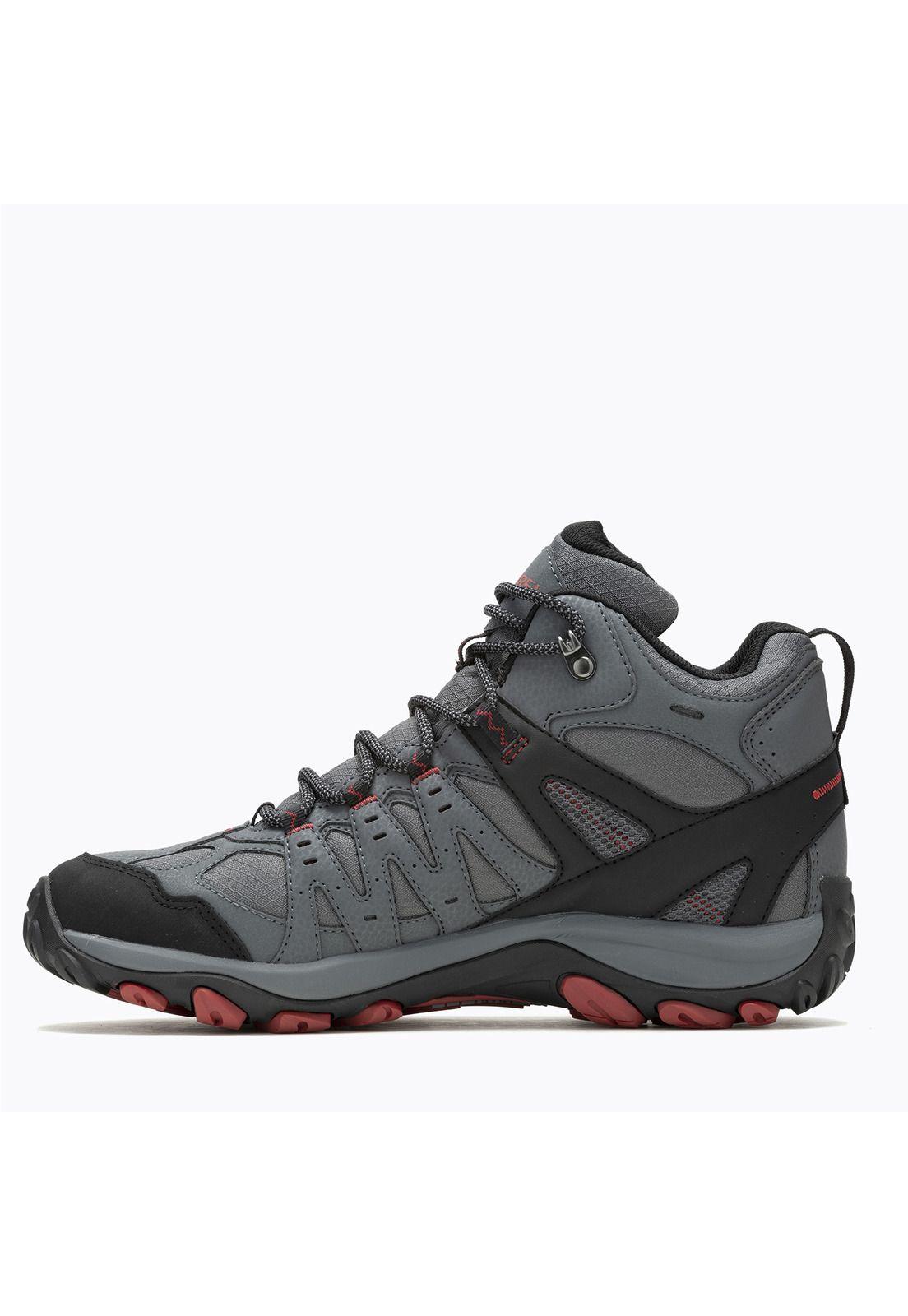 Botín Hombre Accentor 3 Sport Mid Gris-3