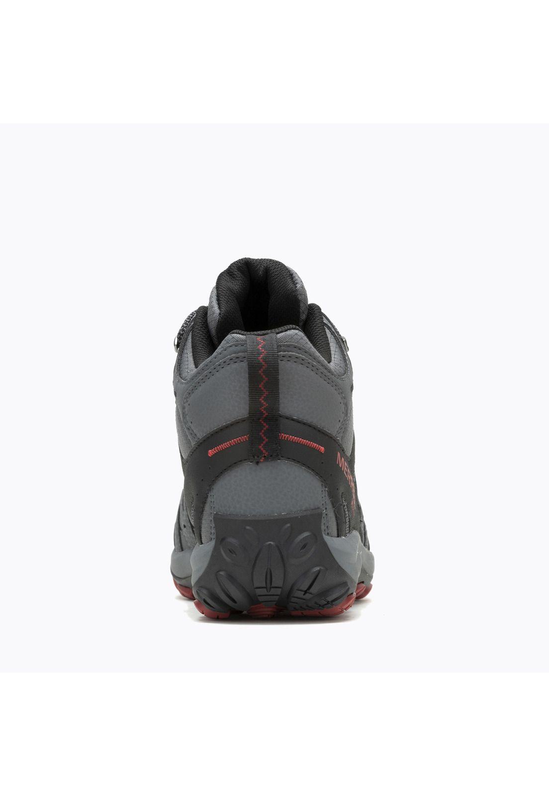 Botín Hombre Accentor 3 Sport Mid Gris-4