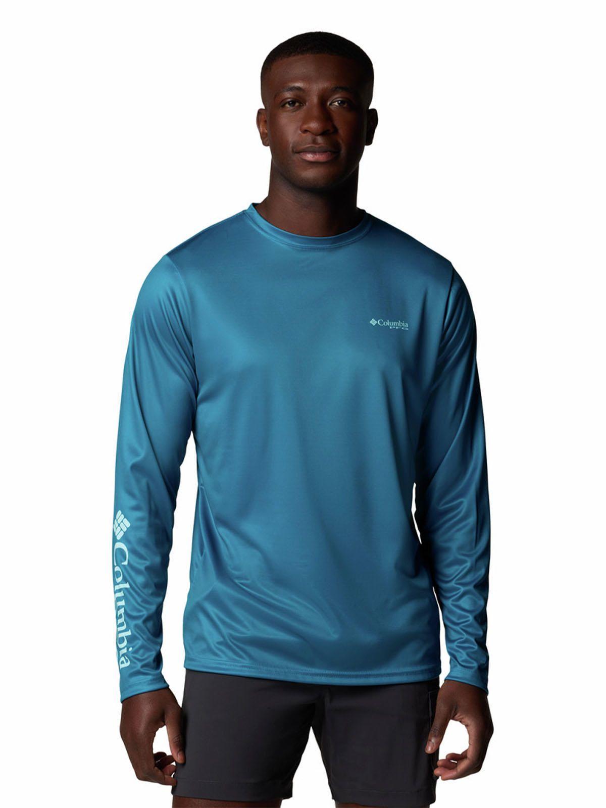 Polera M/L Hombre Terminal Tackle Pfg Azul-0