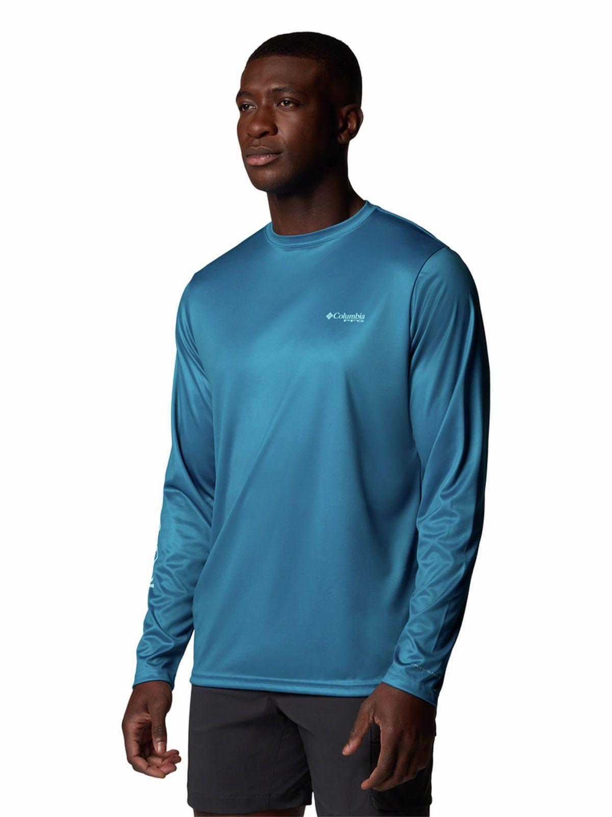 Polera M/L Hombre Terminal Tackle Pfg Azul-1