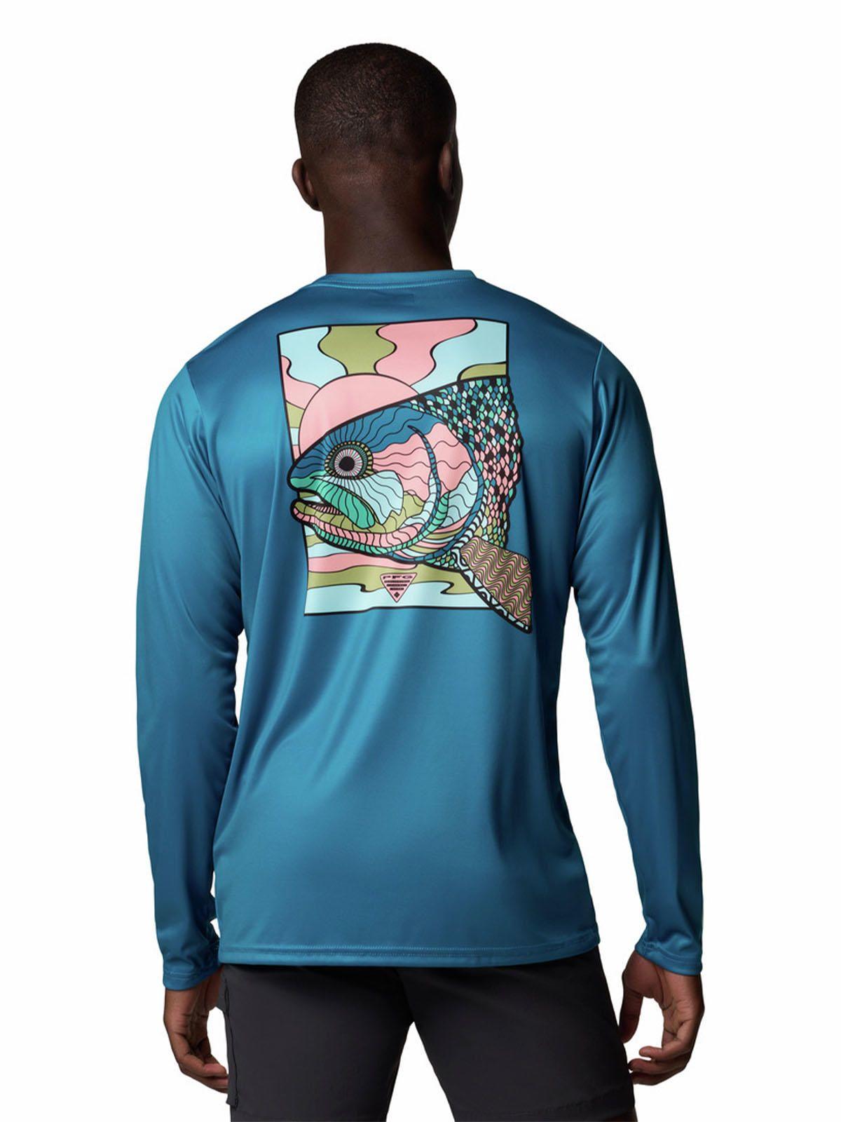 Polera M/L Hombre Terminal Tackle Pfg Azul-4