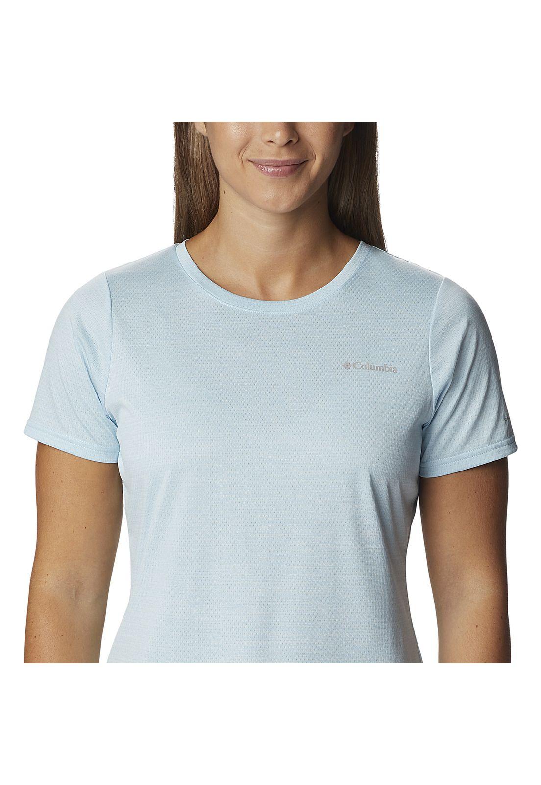 Polera M/C Alpine Chill Zero Celeste Mujer-1