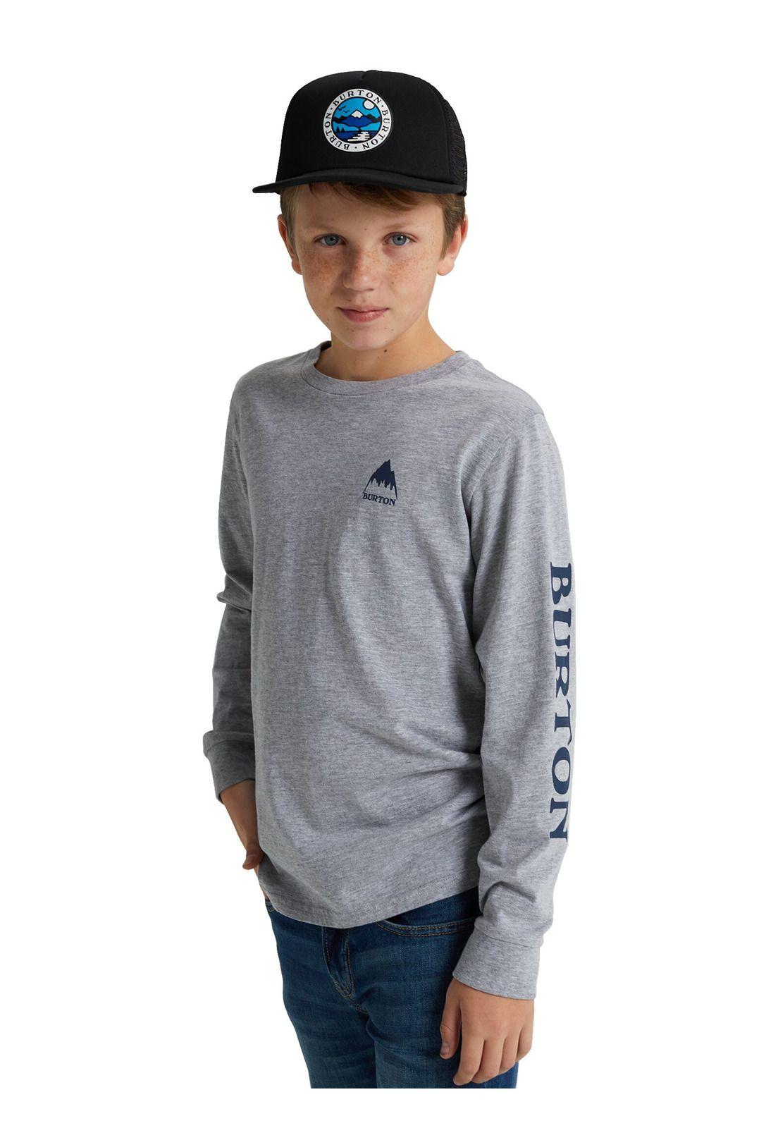 Polera M/L Niños Elite Gris Burton-0