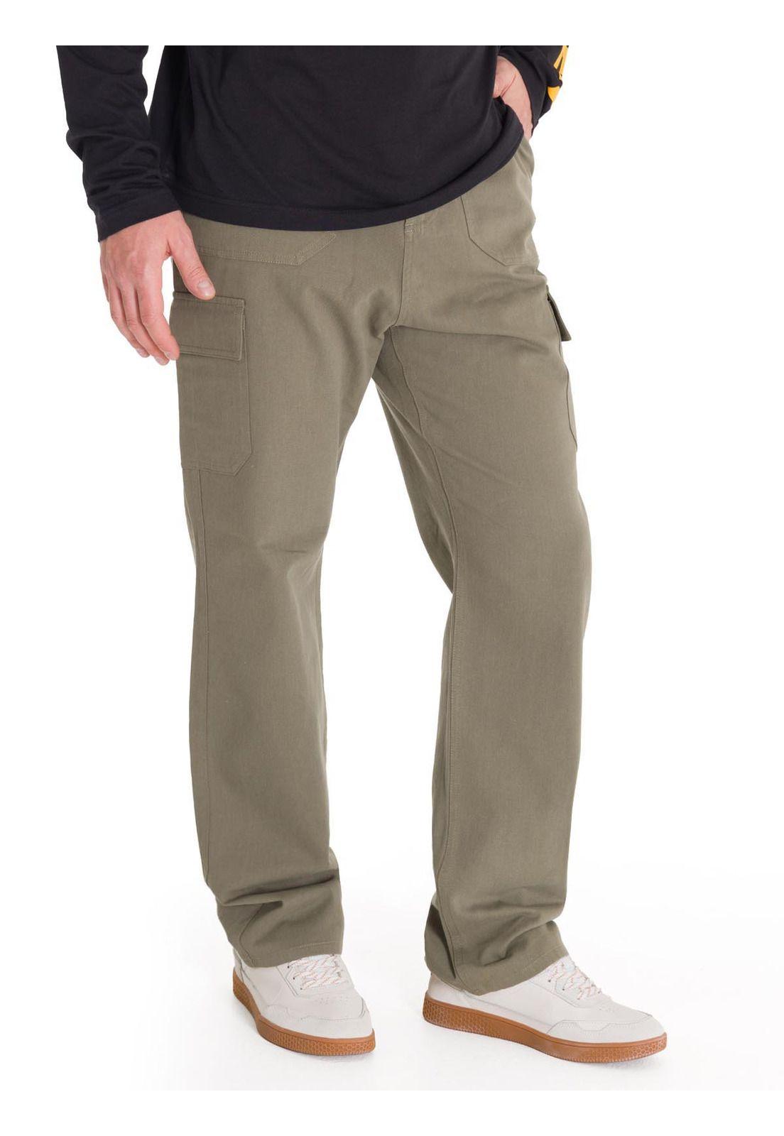 Pantalón Heritage Straight Cargo Hombre Verde-0