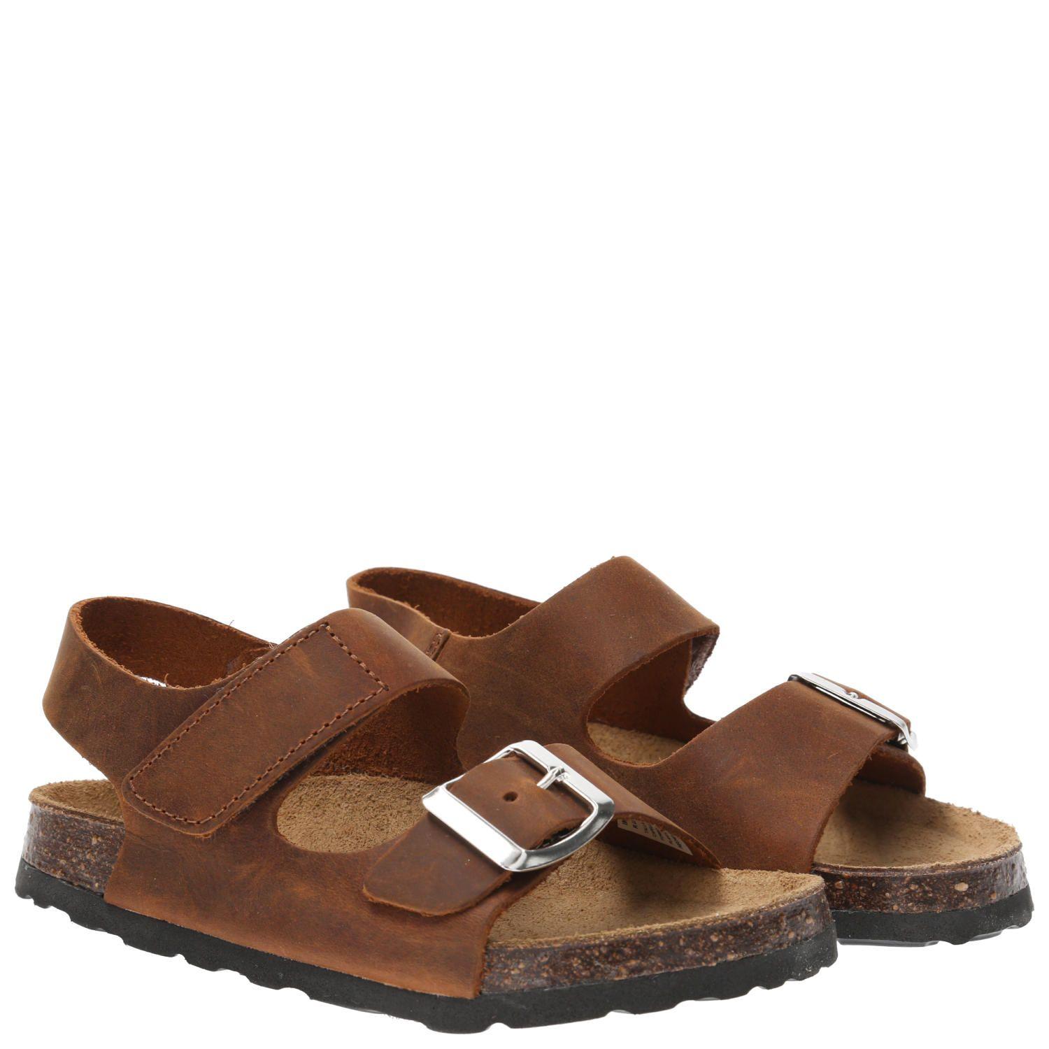 Sandalia Cuero Danny (29-35) Tan Niño-6