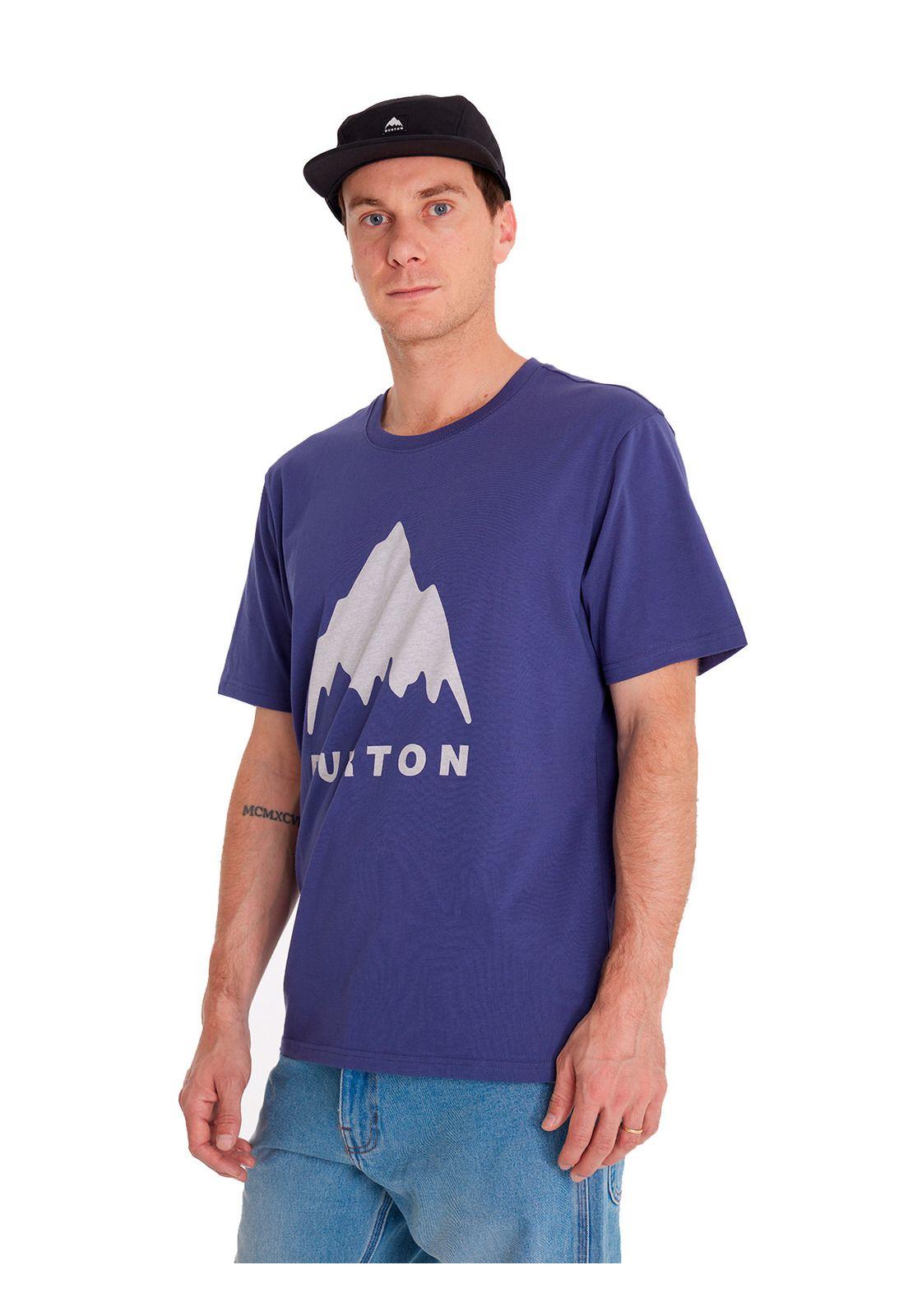Polera manga corta Hombre Short Sl Azul-1