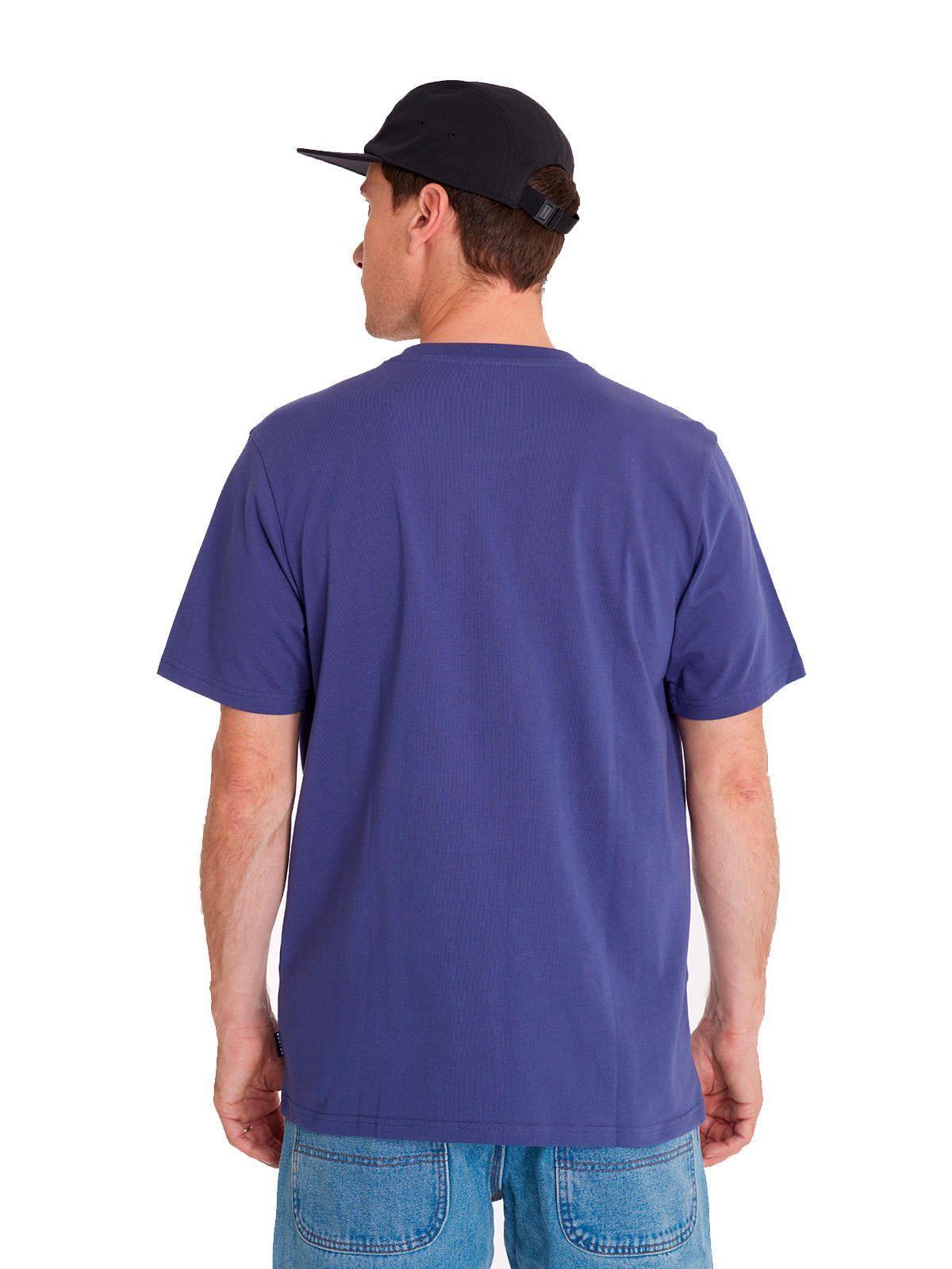 Polera manga corta Hombre Short Sl Azul-4