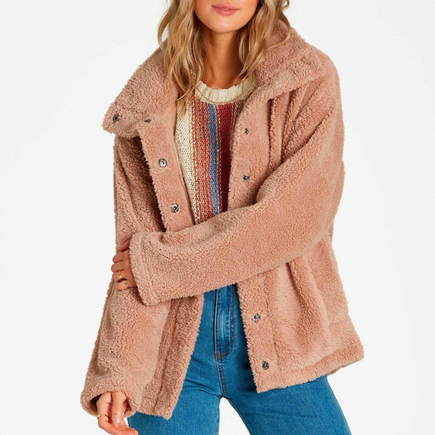 Chaqueta Mujer Cozy Days Rosa-0