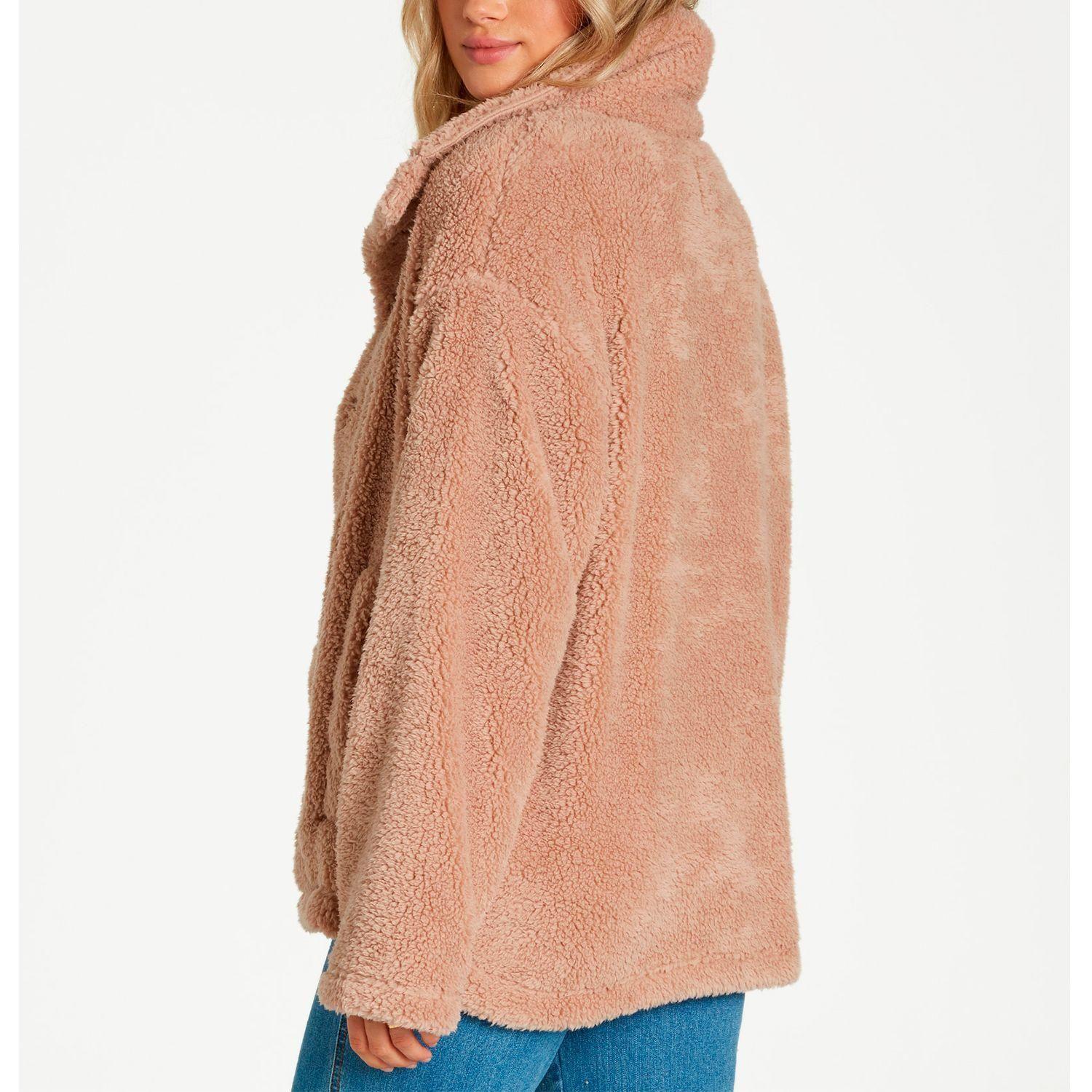 Chaqueta Mujer Cozy Days Rosa-1