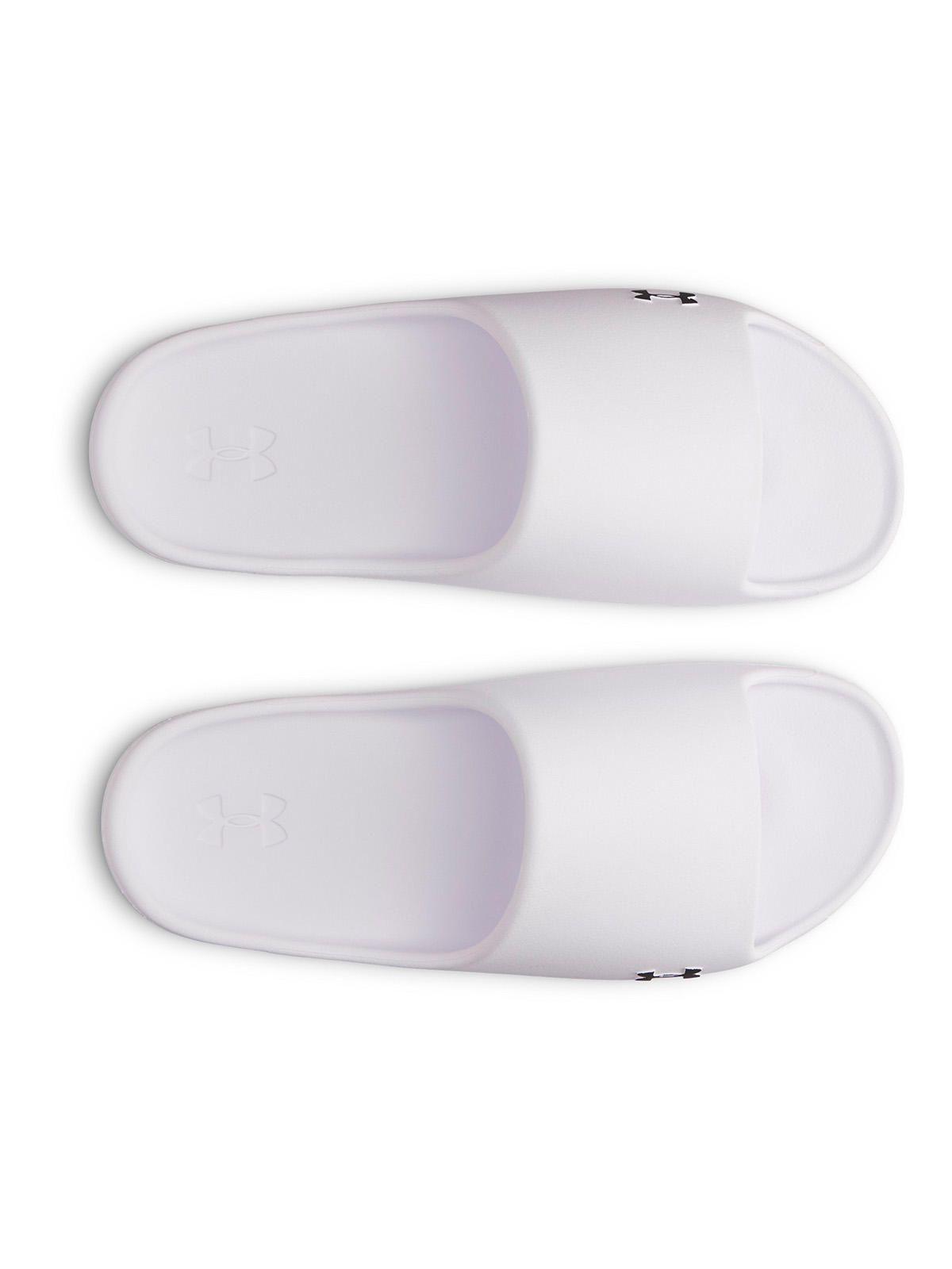 Sandalia Unisex Ua Charged+ Cush Blanco-4