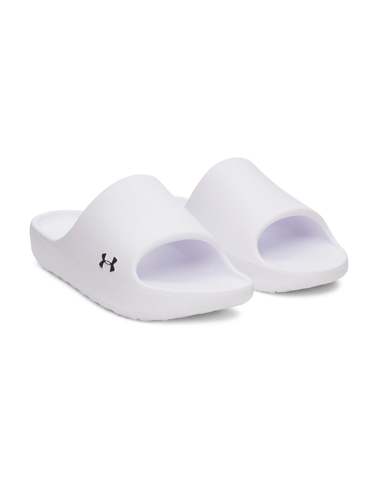 Sandalia Unisex Ua Charged+ Cush Blanco-5