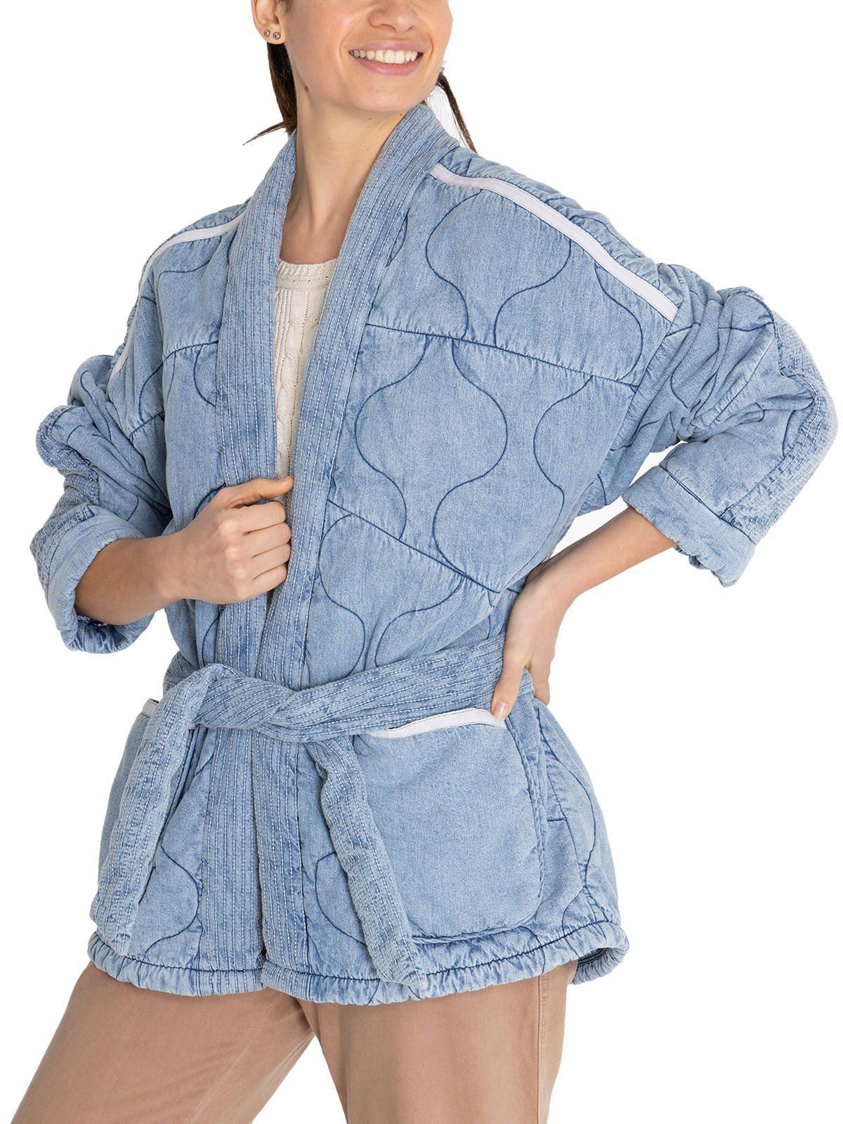 Chaqueta Thermore Azul Flori Mujer -5