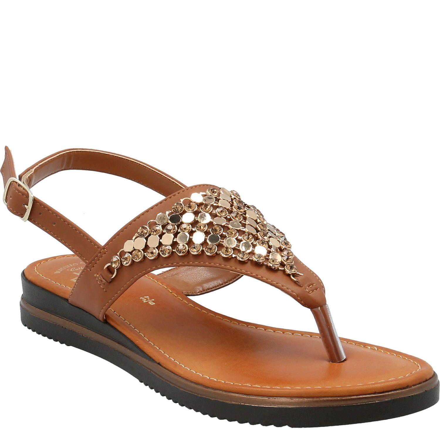 Sandalia Mujer Bianca Café-0