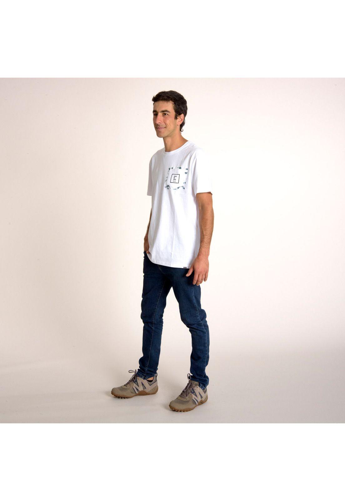 Polera Hombre M Alpine Ss T-Shirt Blanco-3