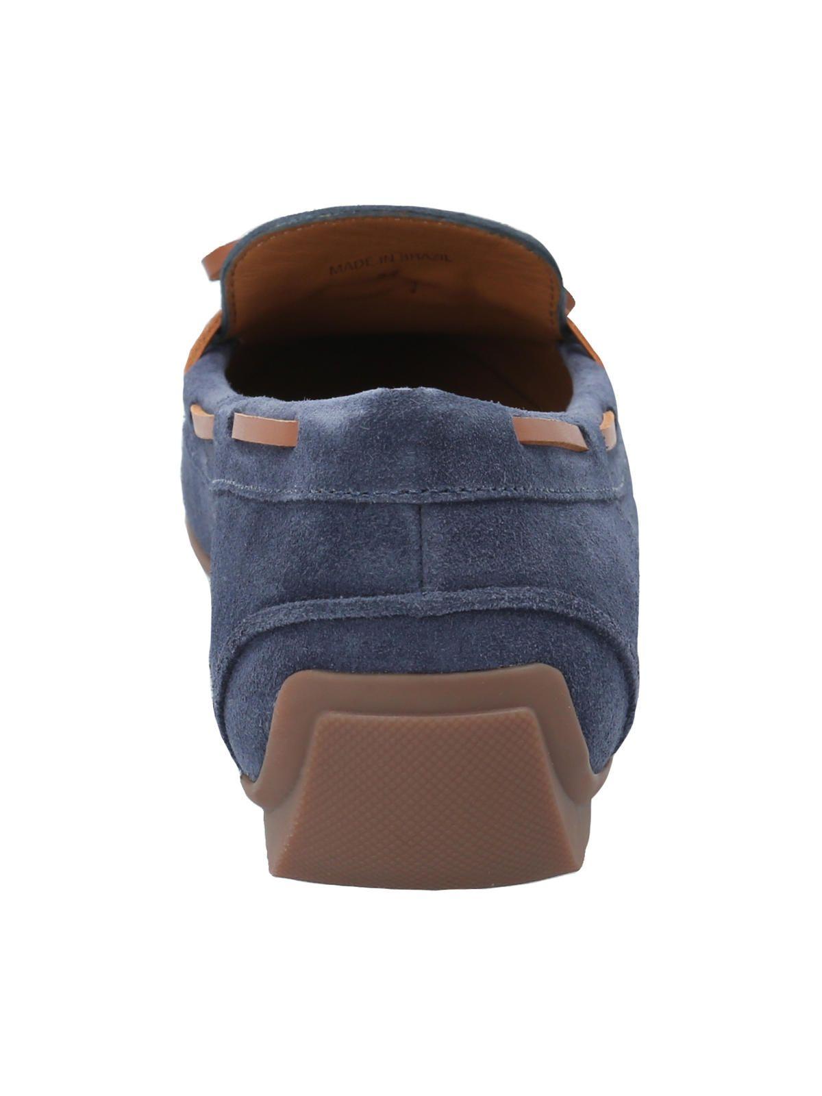 Mocasín Cuero Mujer Mena Azul-6