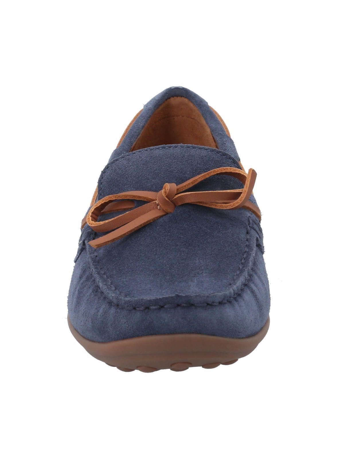 Mocasín Cuero Mujer Mena Azul-3