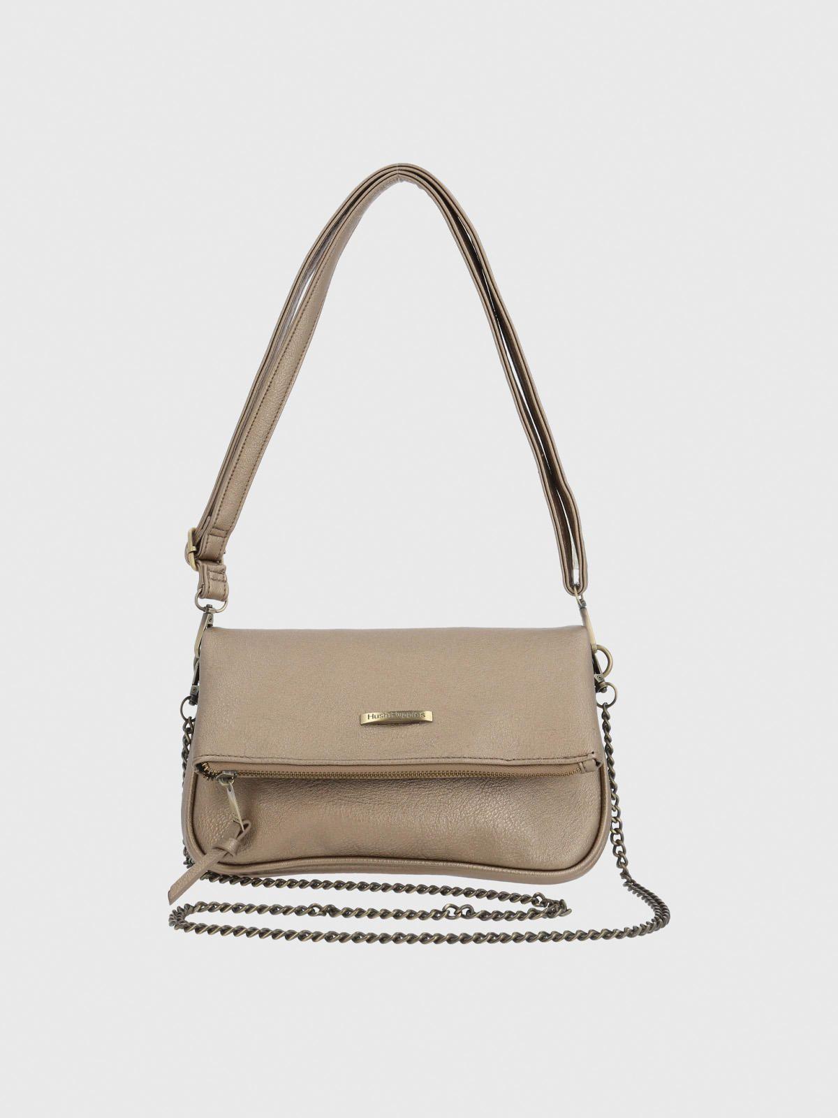 Cartera Mujer Metal Cross Dorado-3