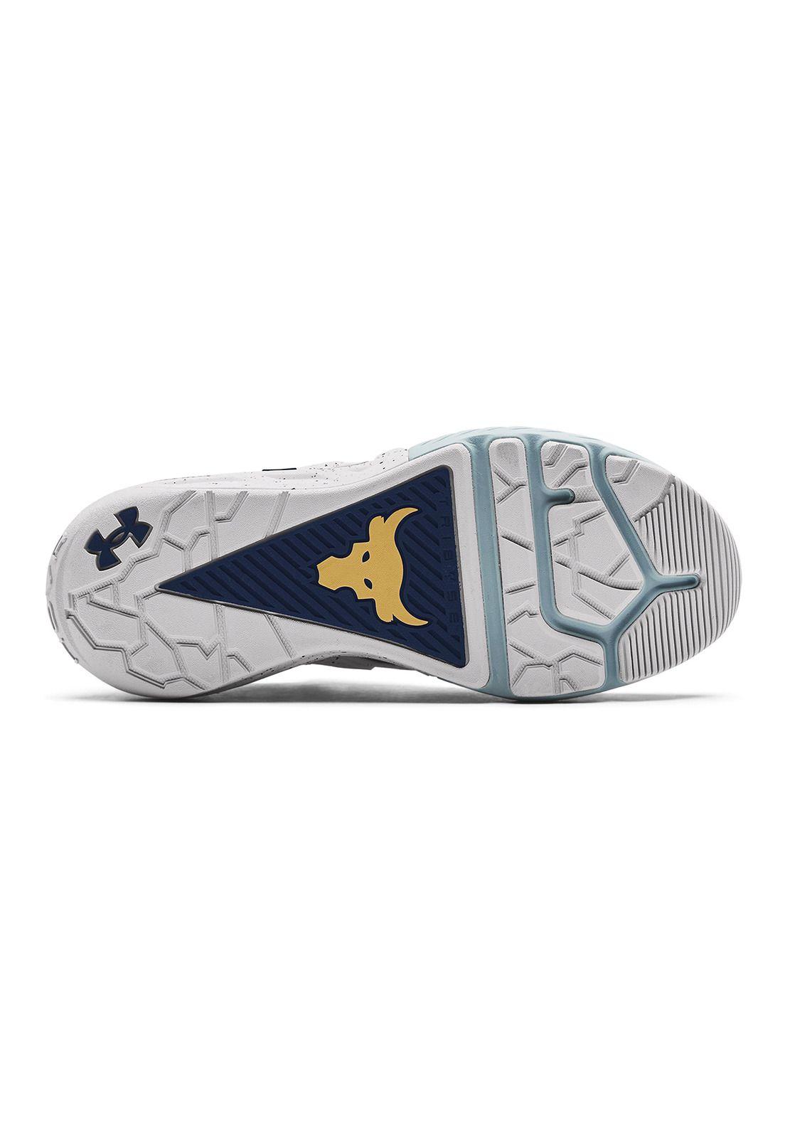 Zapatilla Unisex Gs Project Rock 4 Azul-2