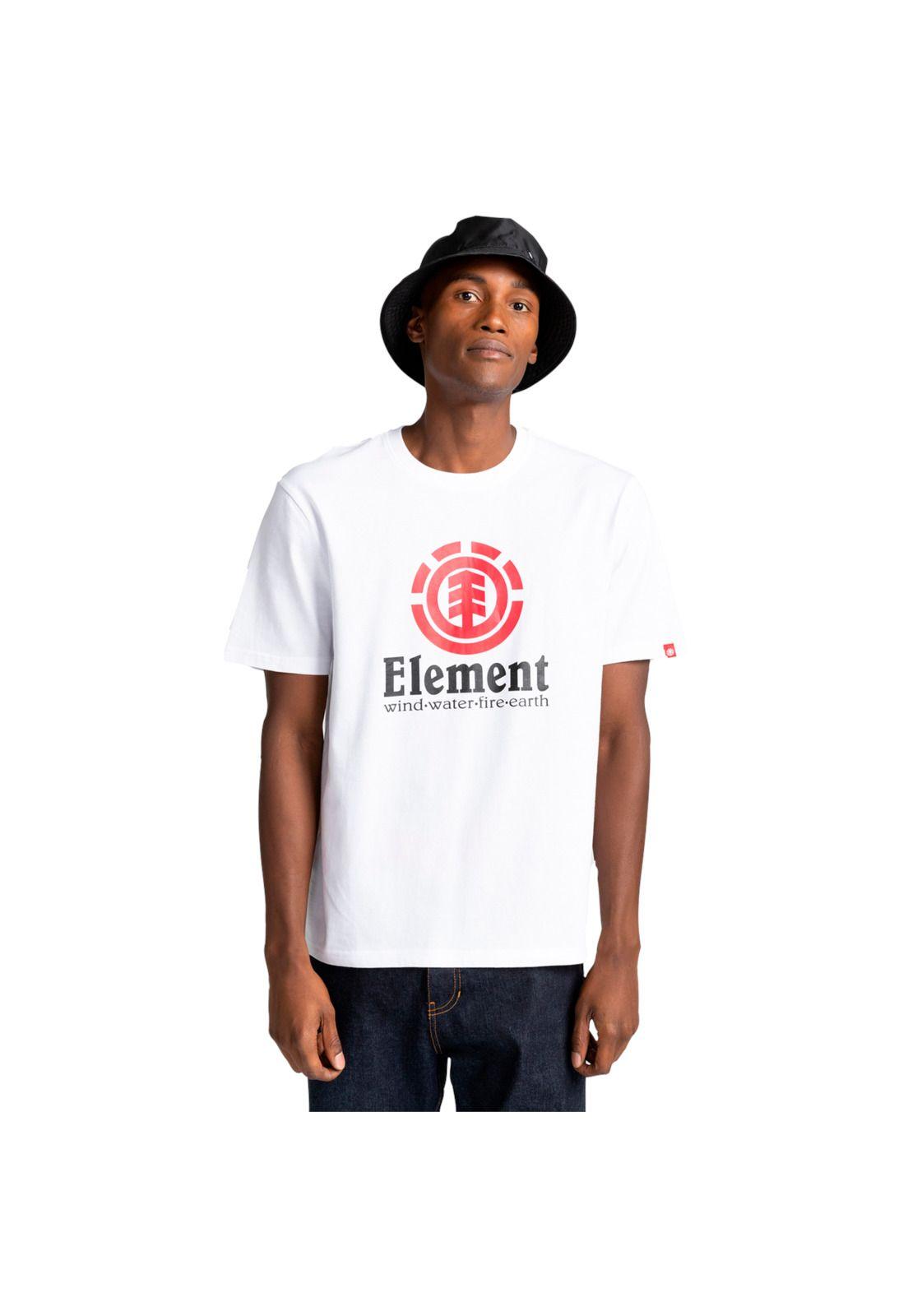 Polera M/C Hombre Vertical Blanco-0