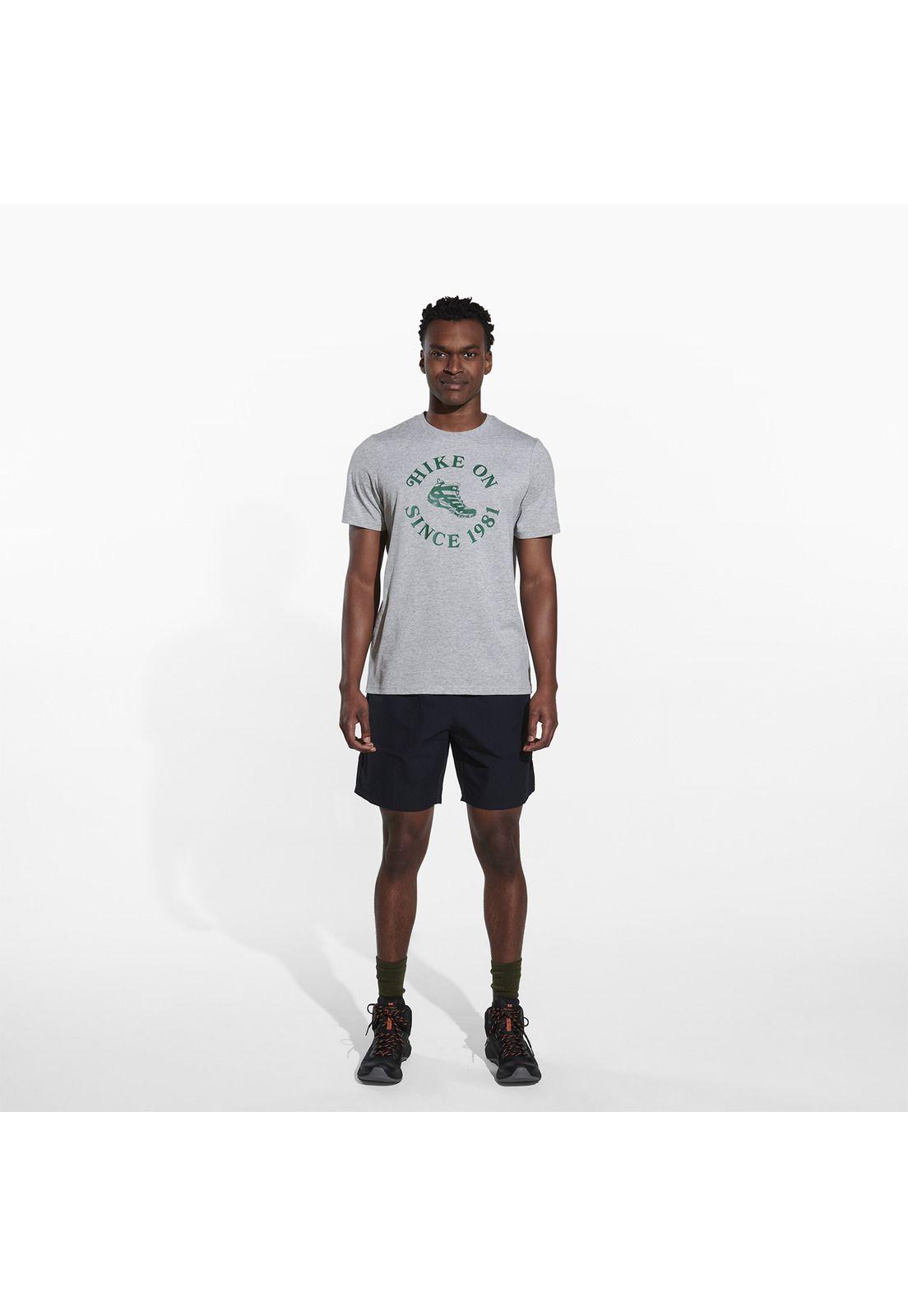 Polera Hombre Hike On Bigger Gris-5