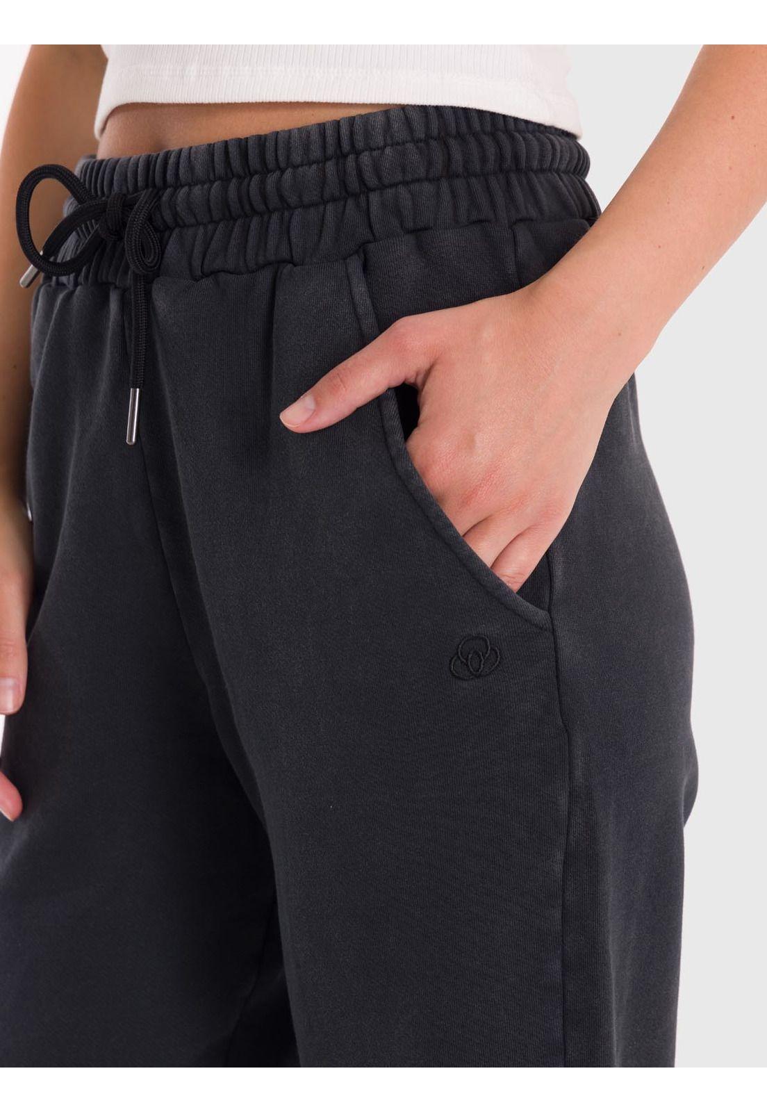 Pantalón Mujer Jogger Mich Negro-1