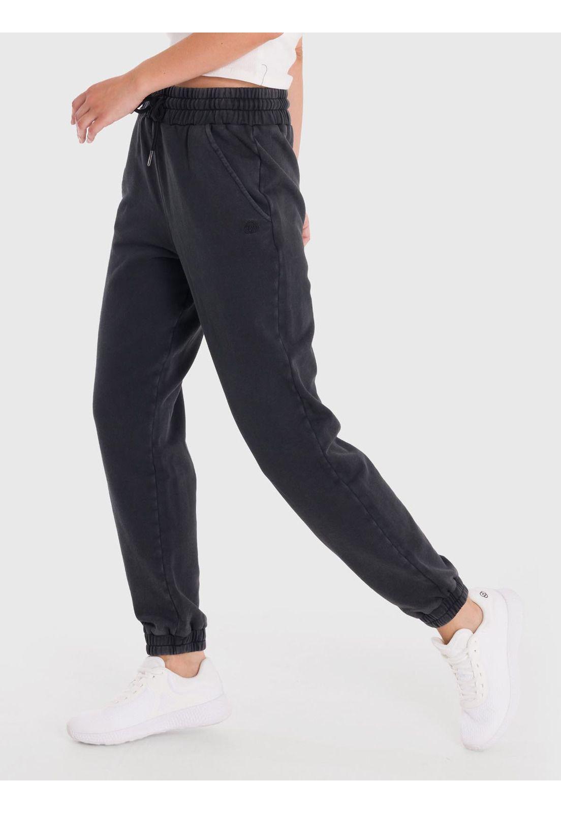 Pantalón Mujer Jogger Mich Negro-2