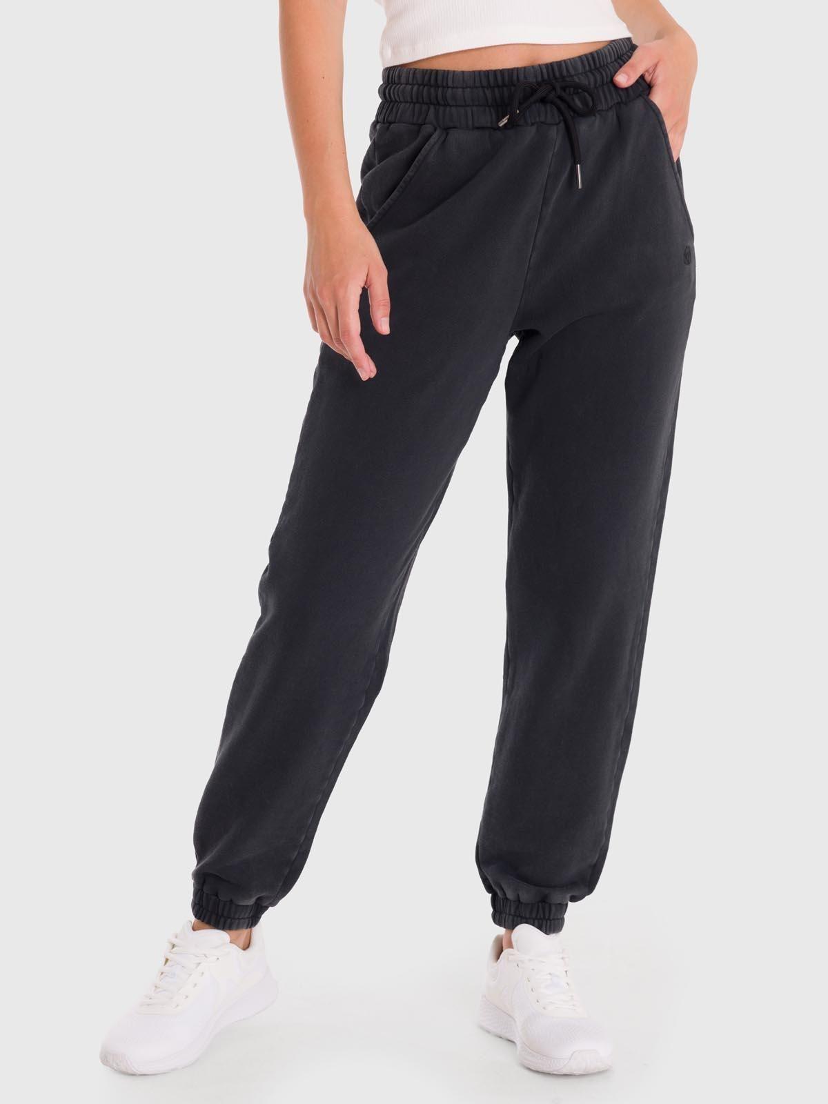 Pantalón Mujer Jogger Mich Negro-0