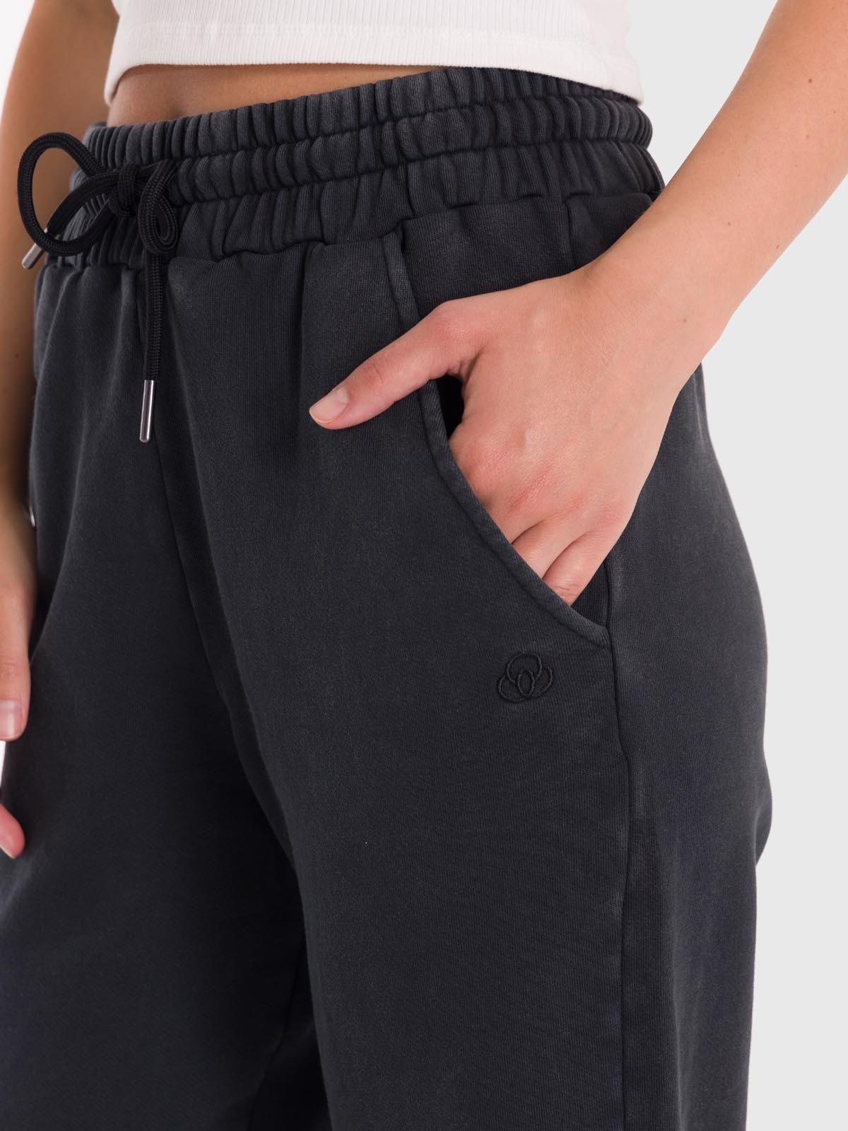 Pantalón Mujer Jogger Mich Negro-1
