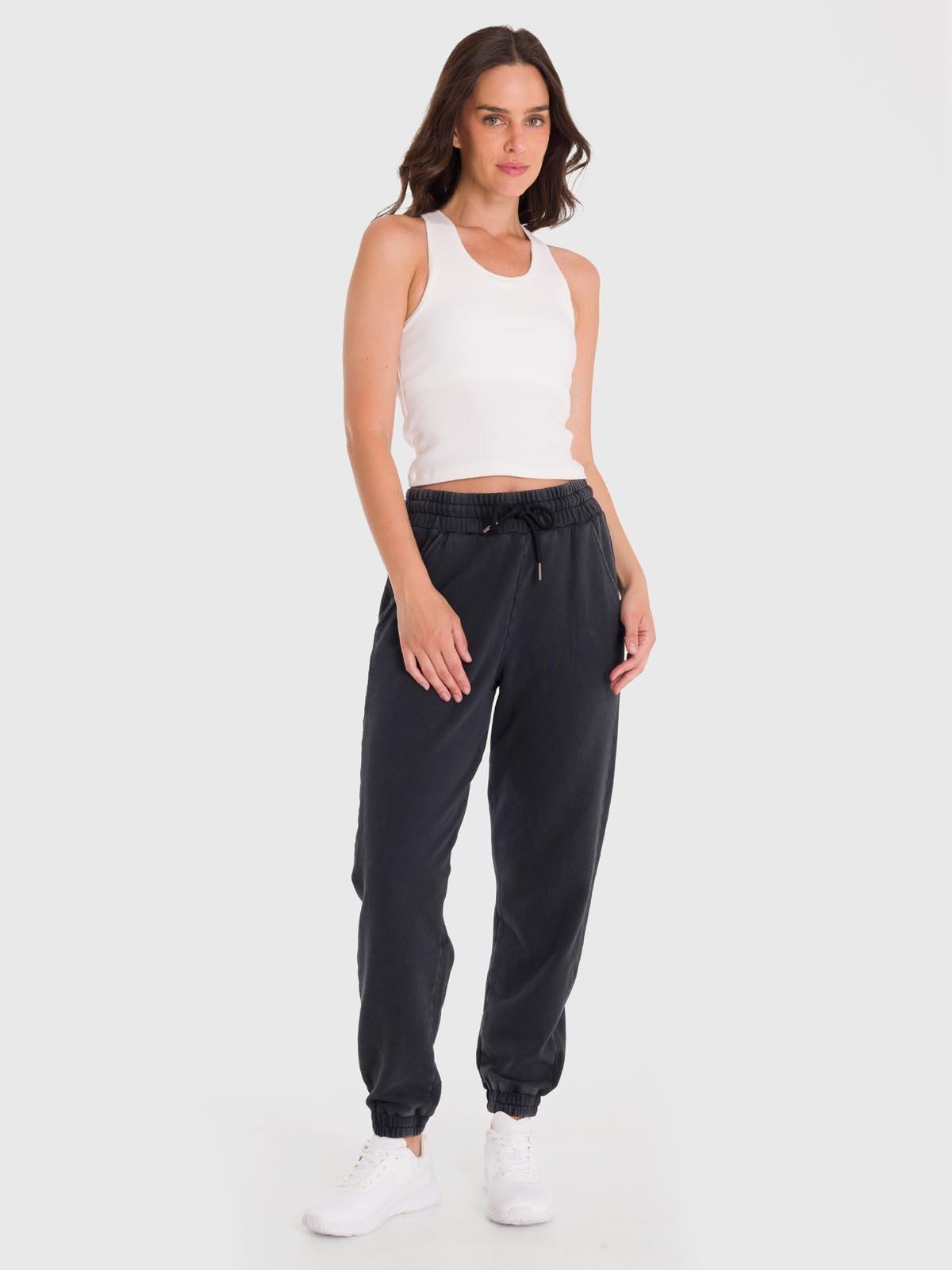 Pantalón Mujer Jogger Mich Negro-4