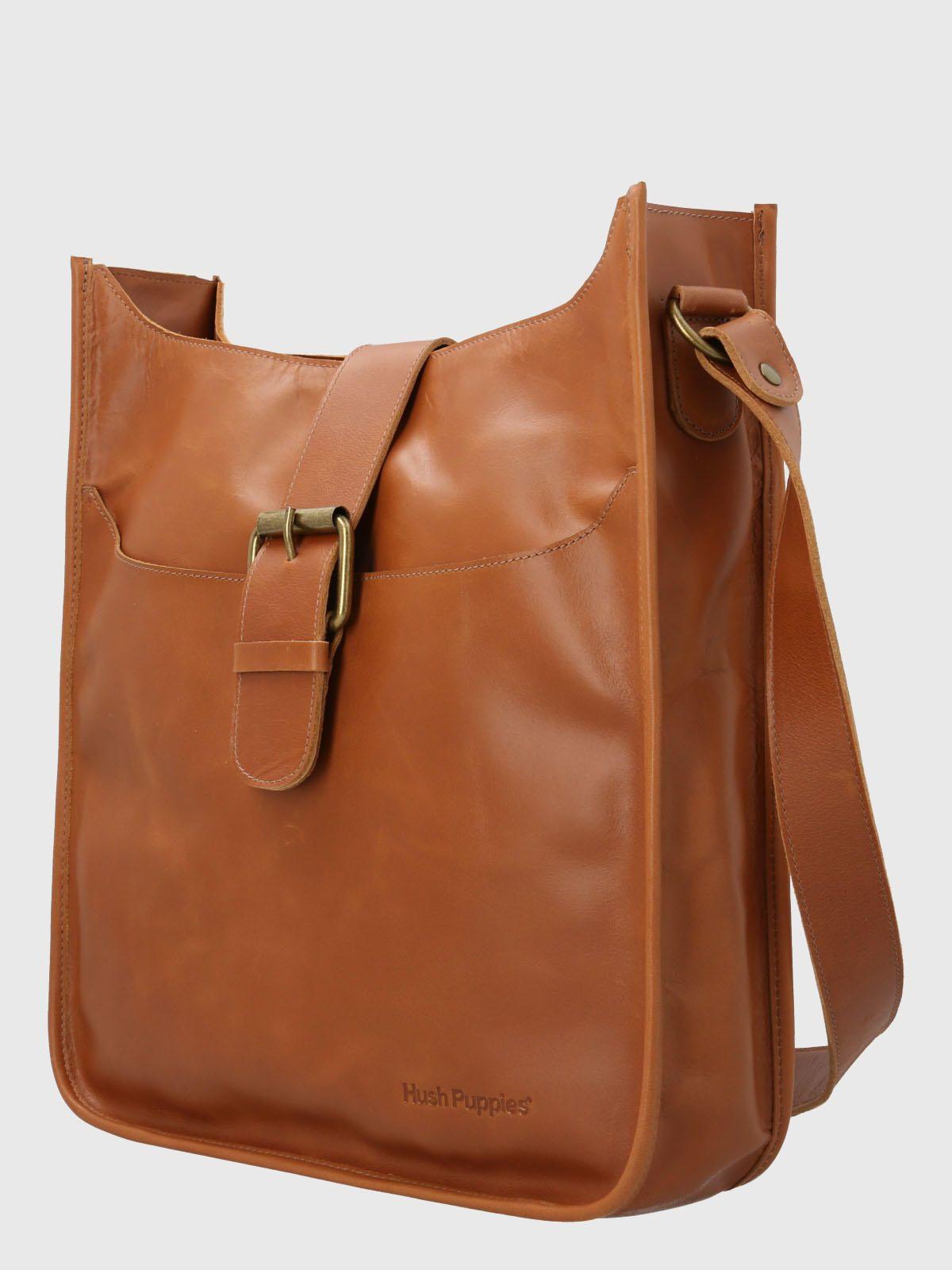 Cartera Cuero Mujer Dekker Cross Café-1