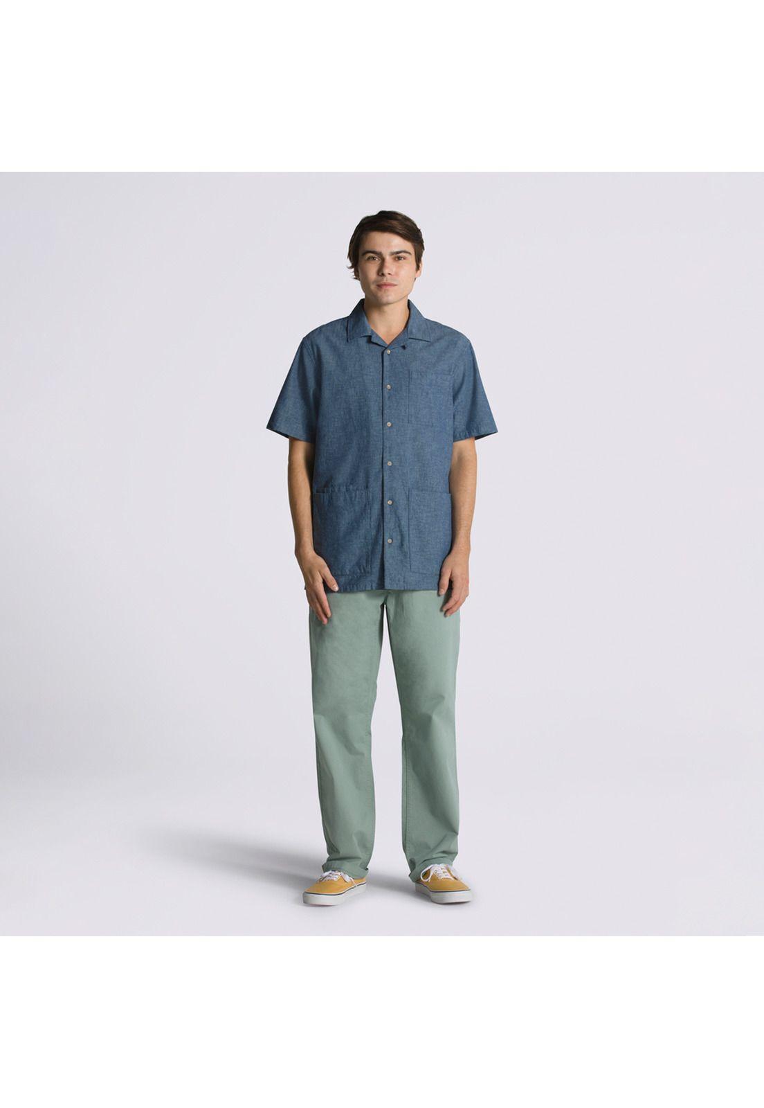 Polera Manga Corta Growth Garden Shi Azul Hombre-3