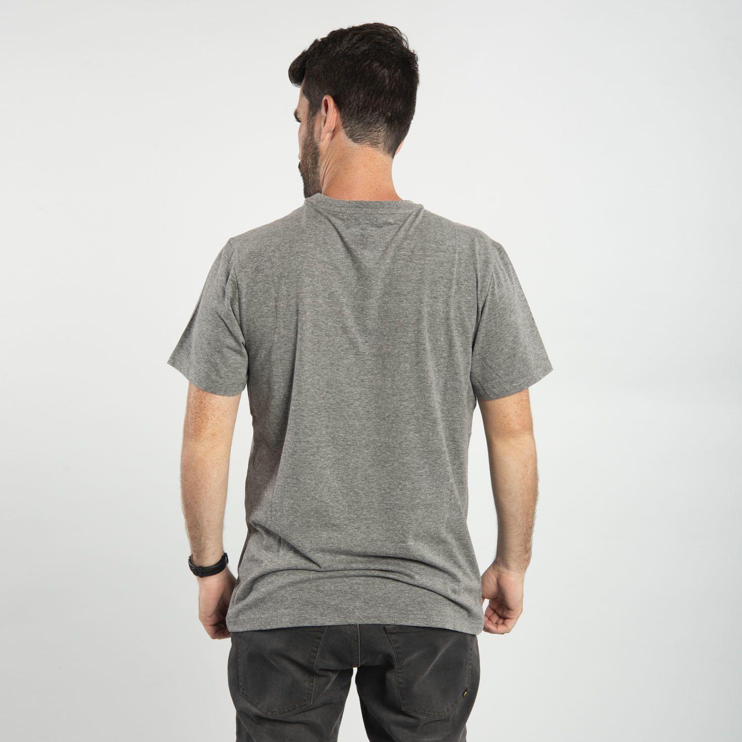 Polera M/C Hombre Slim Fit Caterpillar Gris Oscuro-2