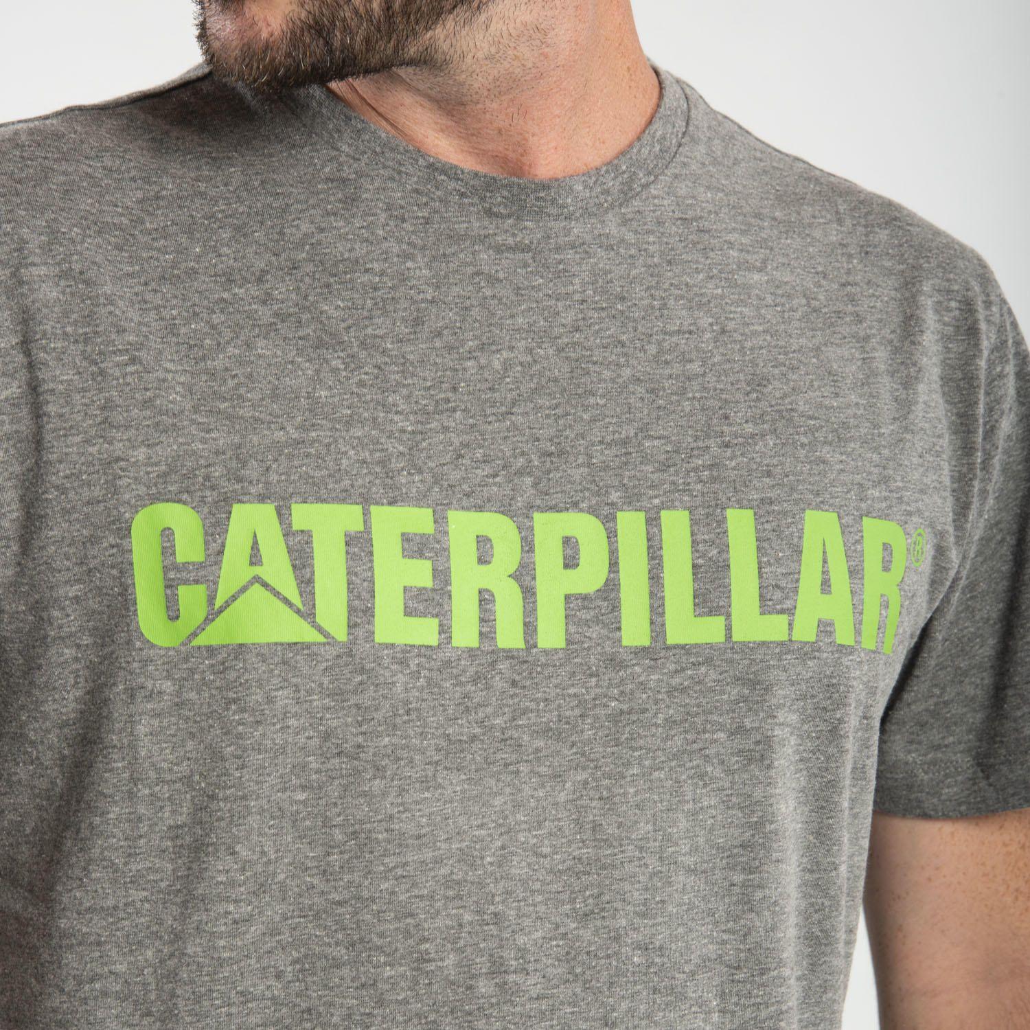 Polera M/C Hombre Slim Fit Caterpillar Gris Oscuro-3