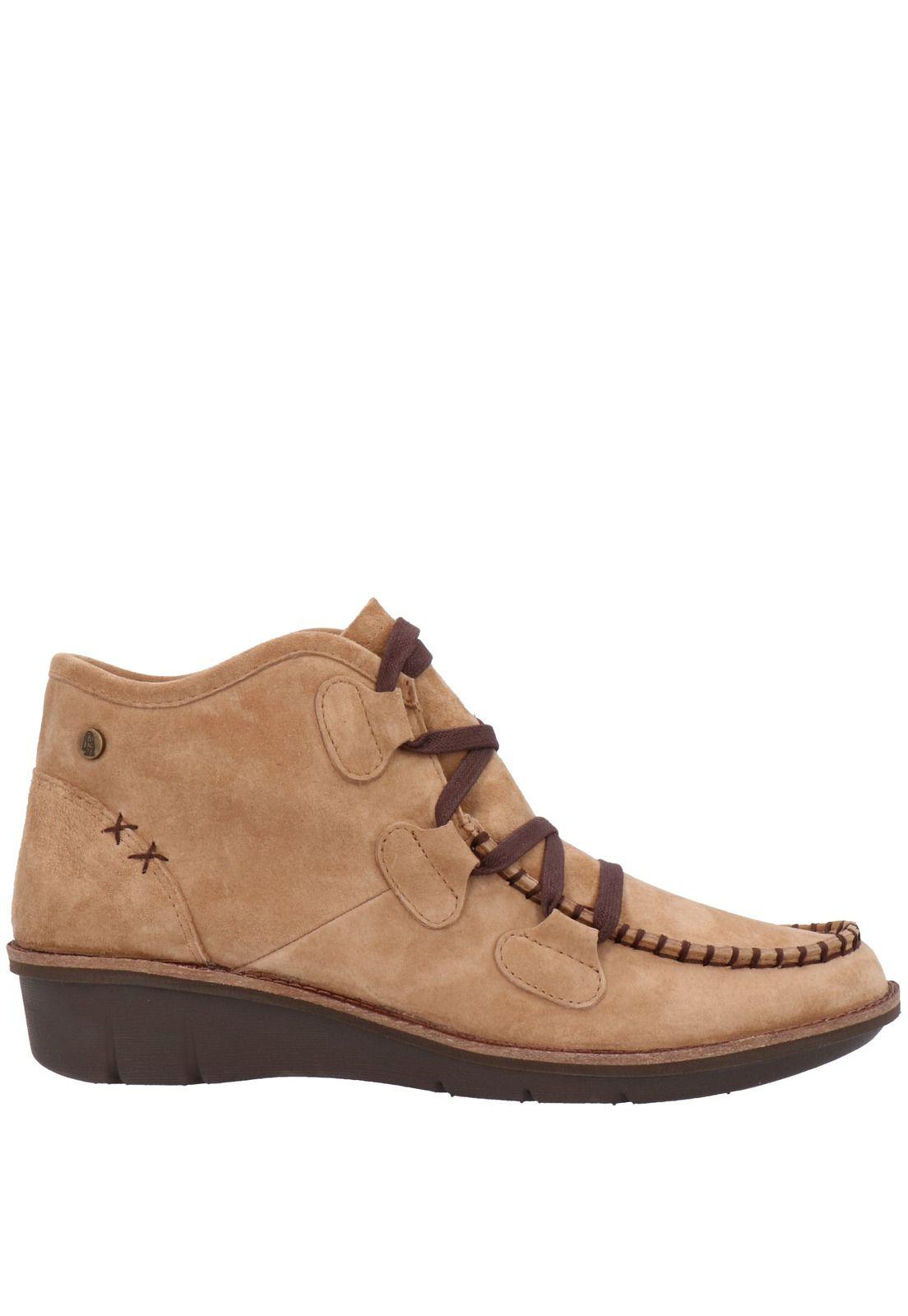 Botin Mujer Cuero Lume Café-1
