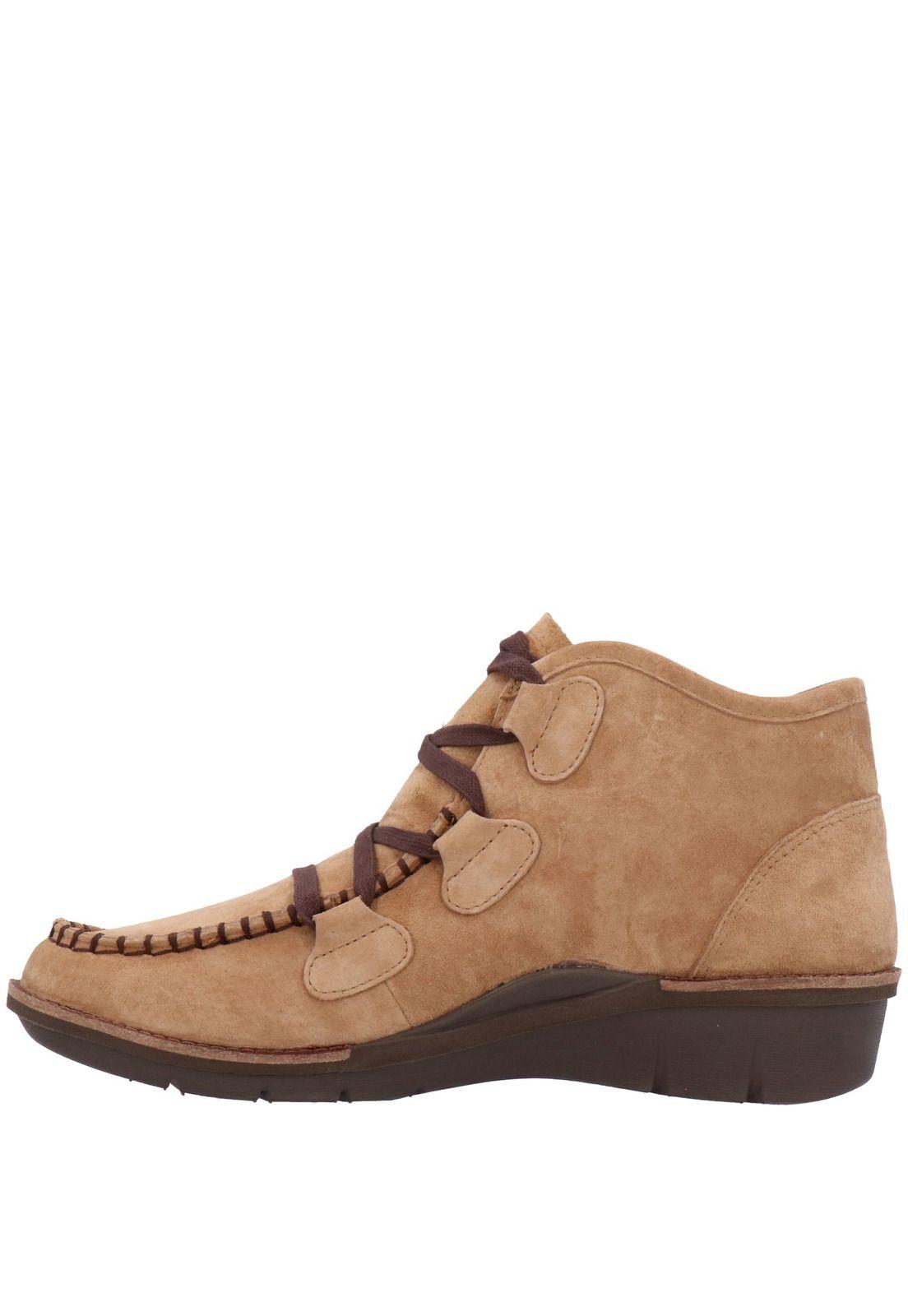 Botin Mujer Cuero Lume Café-4