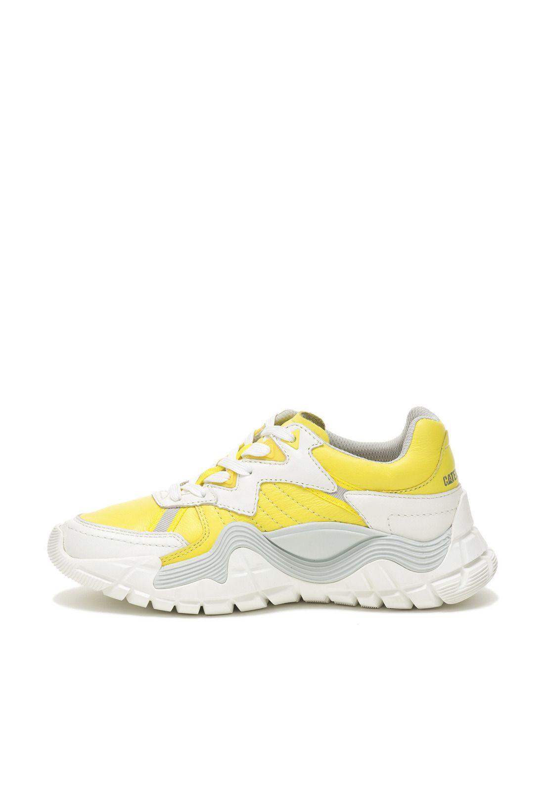 Zapatilla Cuero/Mesh Mujer Vapor Amarillo-2
