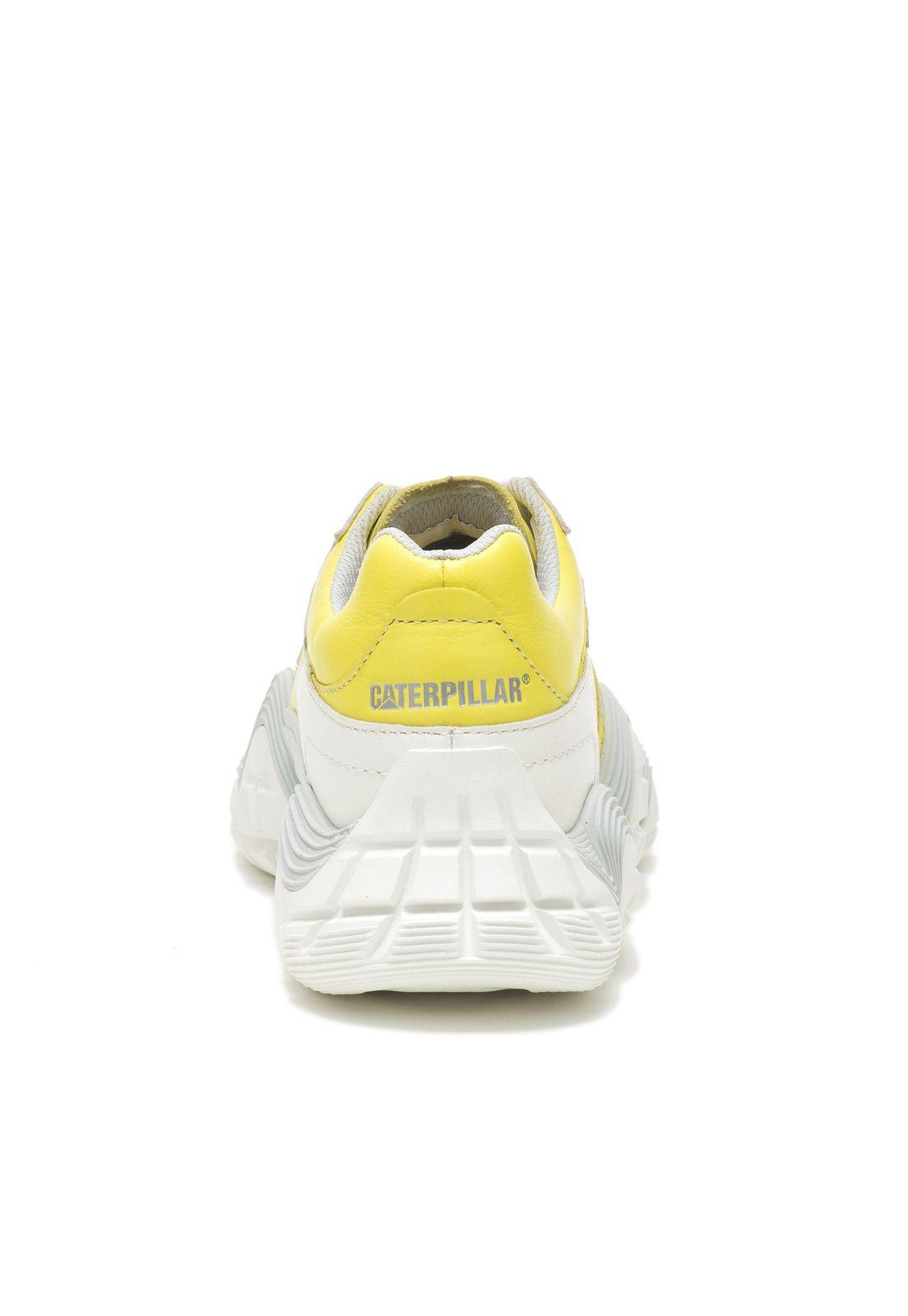Zapatilla Cuero/Mesh Mujer Vapor Amarillo-3