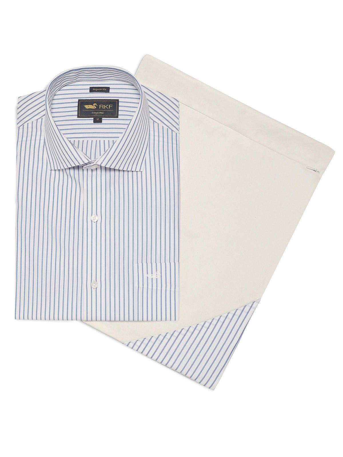 Camisa Cuello Italiano Azul Hombre WF-5