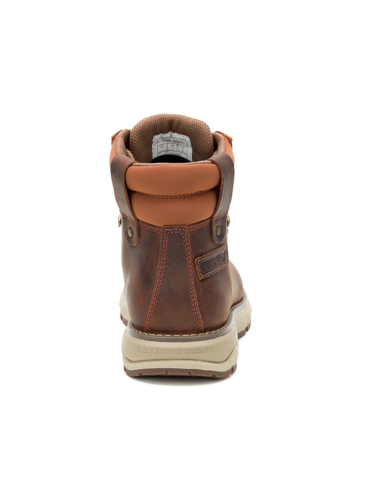 Botín Cuero Mujer Fandom Hiker Café-5