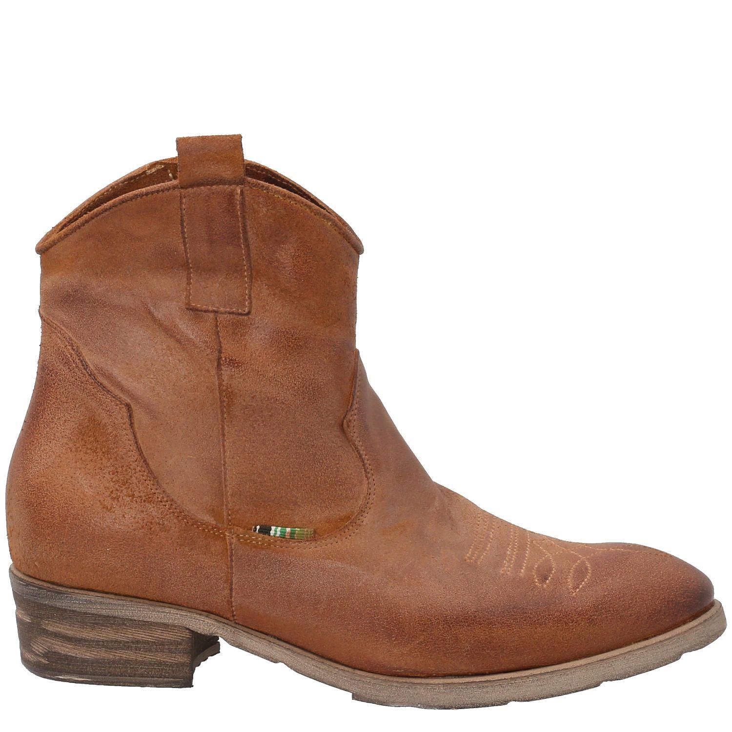 Botin Cuero Aldine Café Mujer Rockford-1