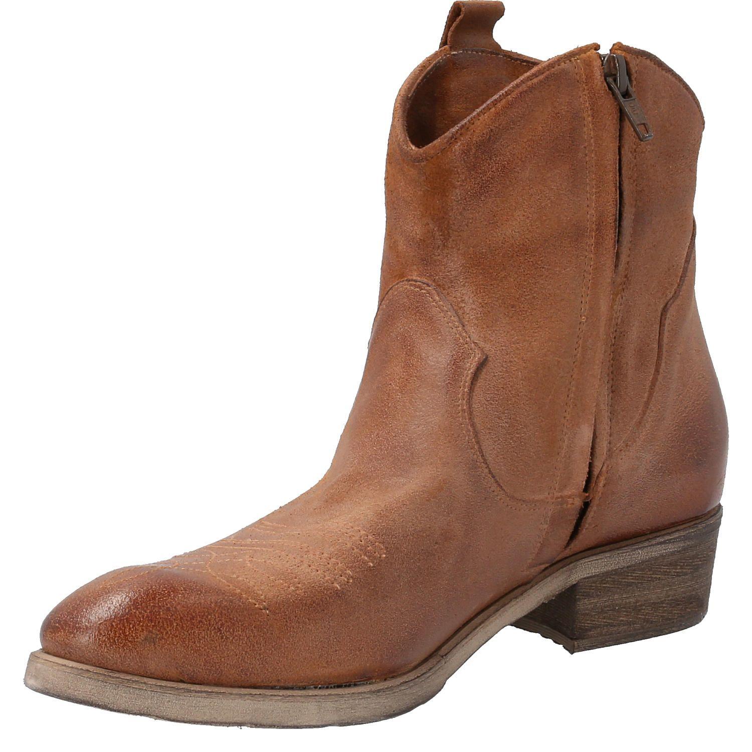 Botin Cuero Aldine Café Mujer Rockford-3