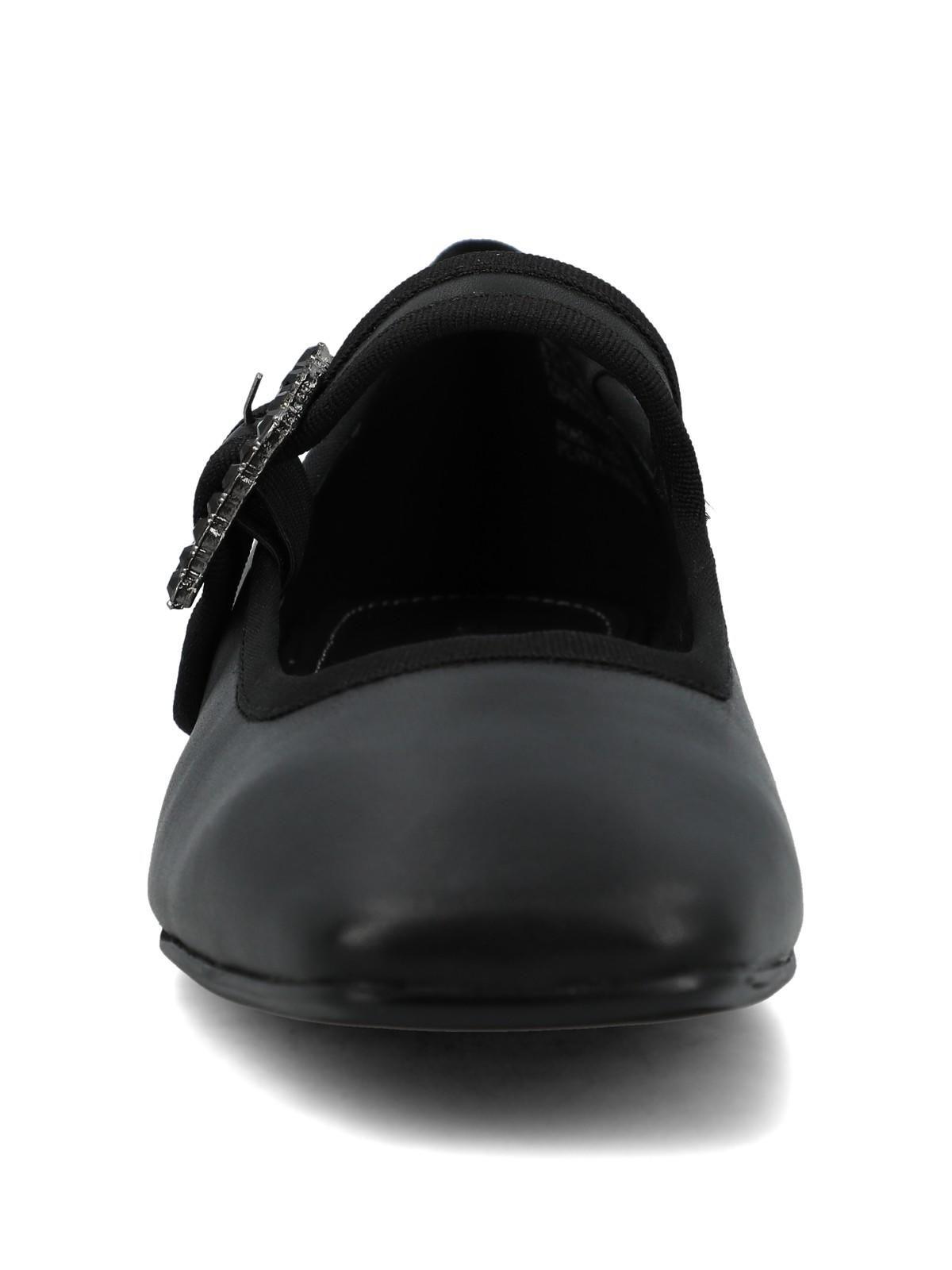 Ballerina Cuero Mujer Hally Negro-3