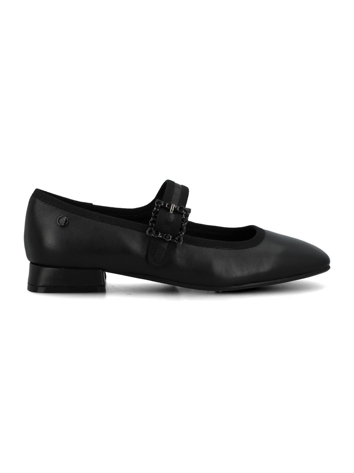 Ballerina Cuero Mujer Hally Negro-0