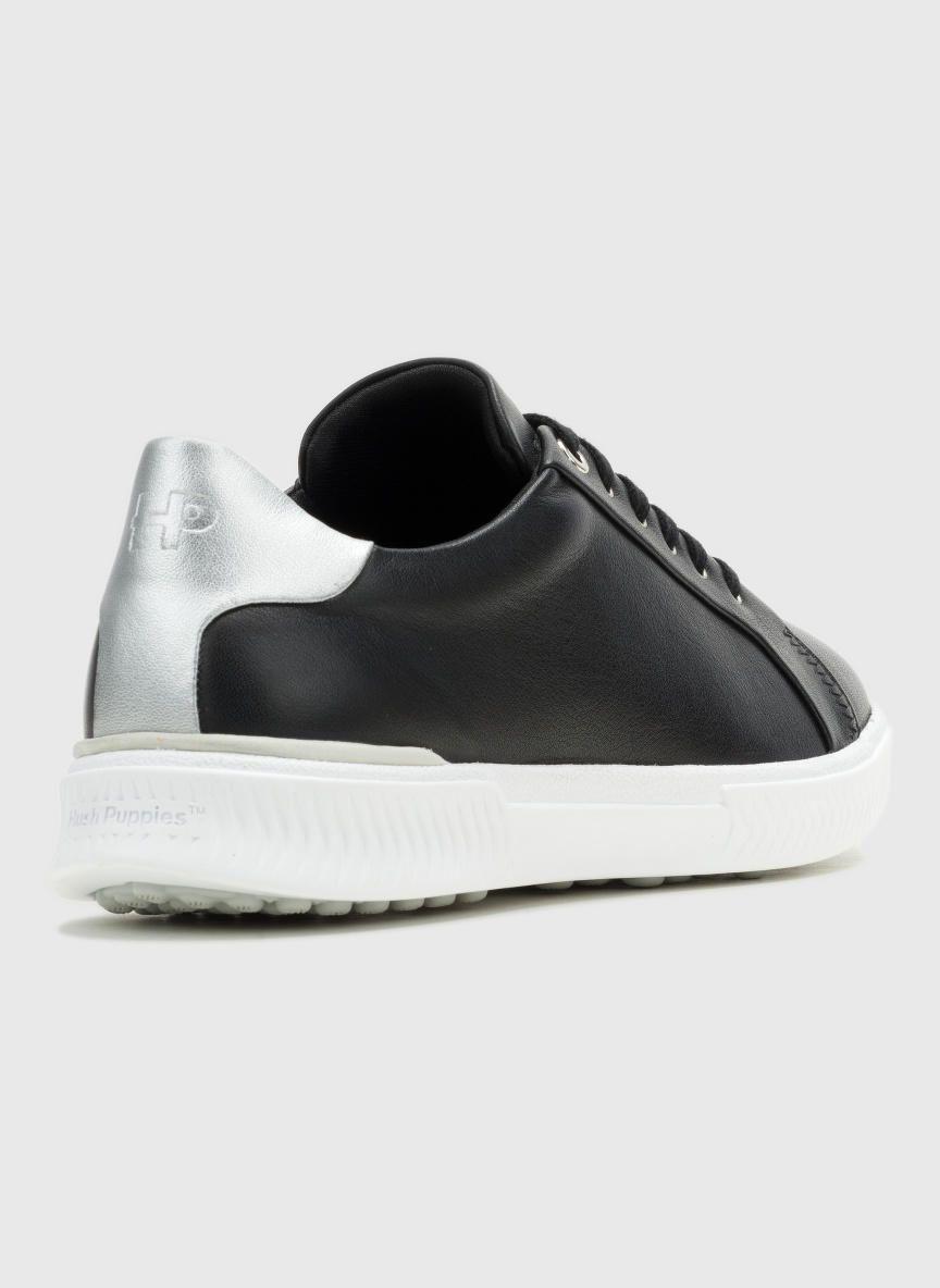Zapatilla Cuero Mujer Mae Laceup Negra-3