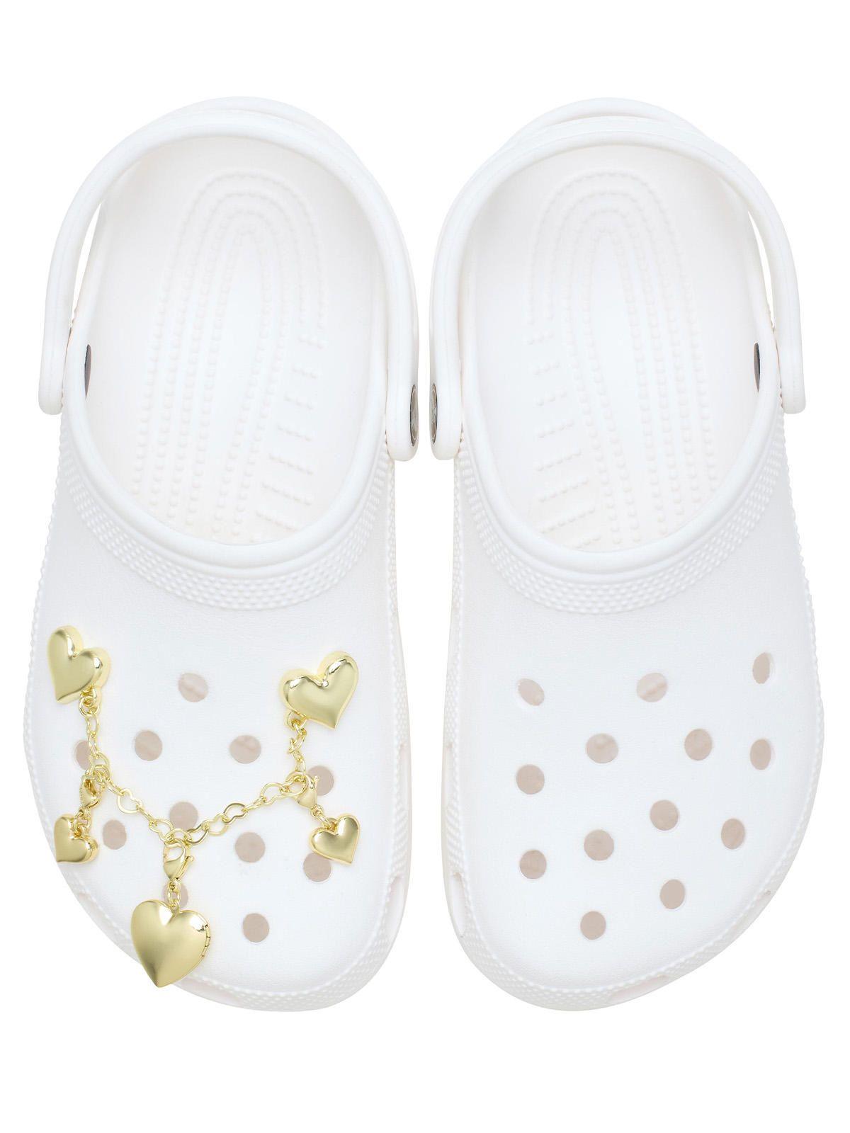 Jibbitz Cadena De Corazón Dorado-2