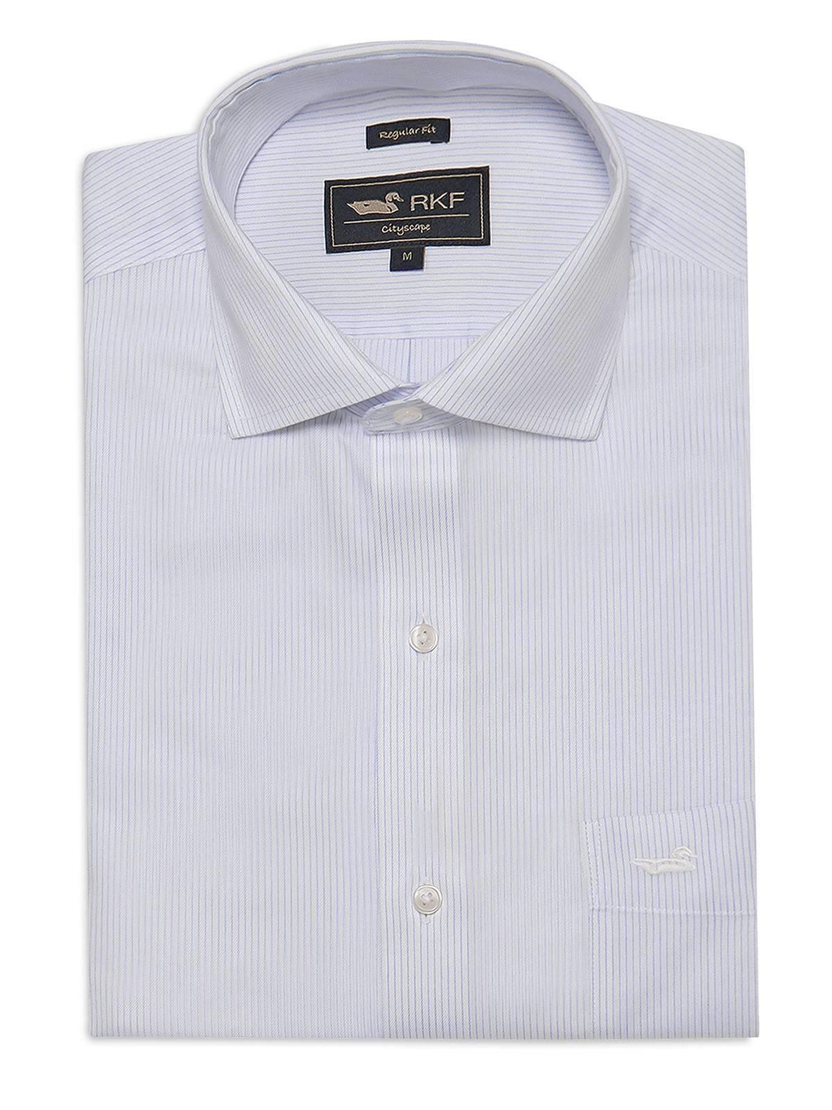 Camisa Cuello Italiano Blanco Hombre WF-0