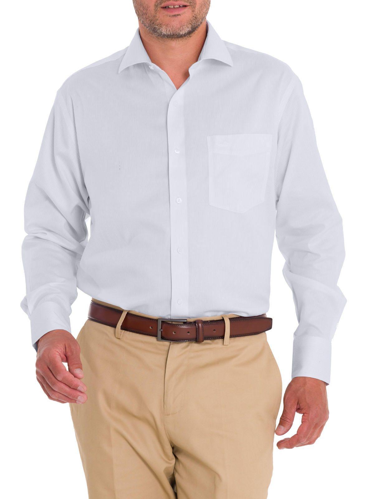 Camisa Cuello Italiano Blanco Hombre WF-6